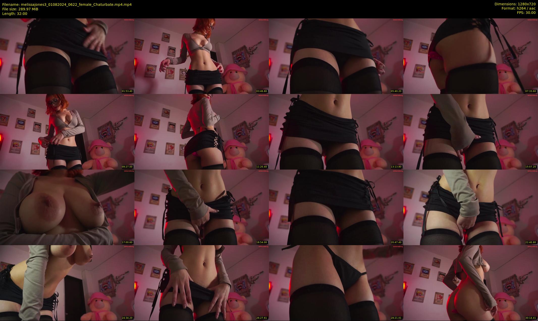 melissajones3 — 32 minute Chaturbate female cam show recording, 720p, Aug 1, 2024
