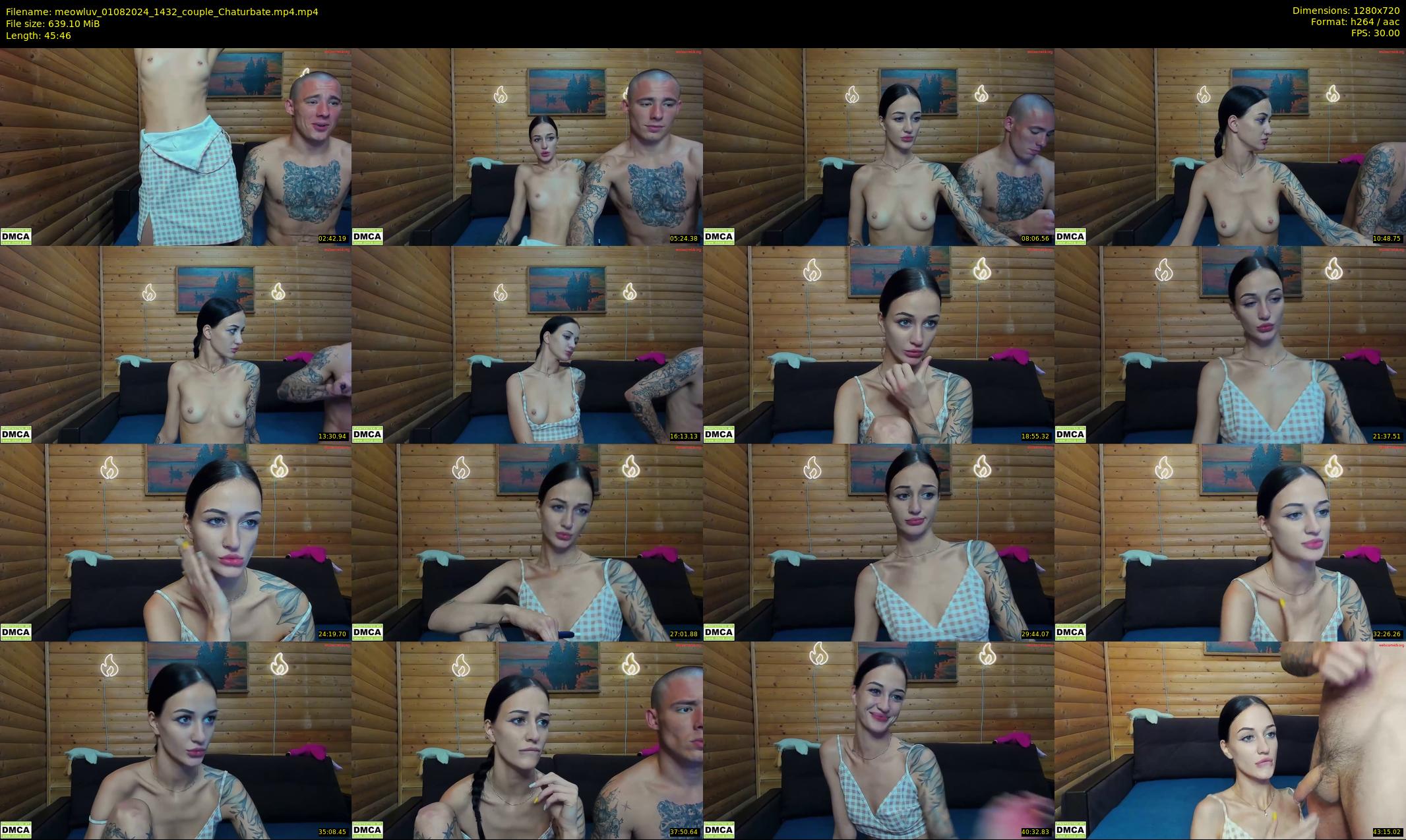 meowluv — 46 minute Chaturbate couple cam show recording, 720p, Aug 1, 2024