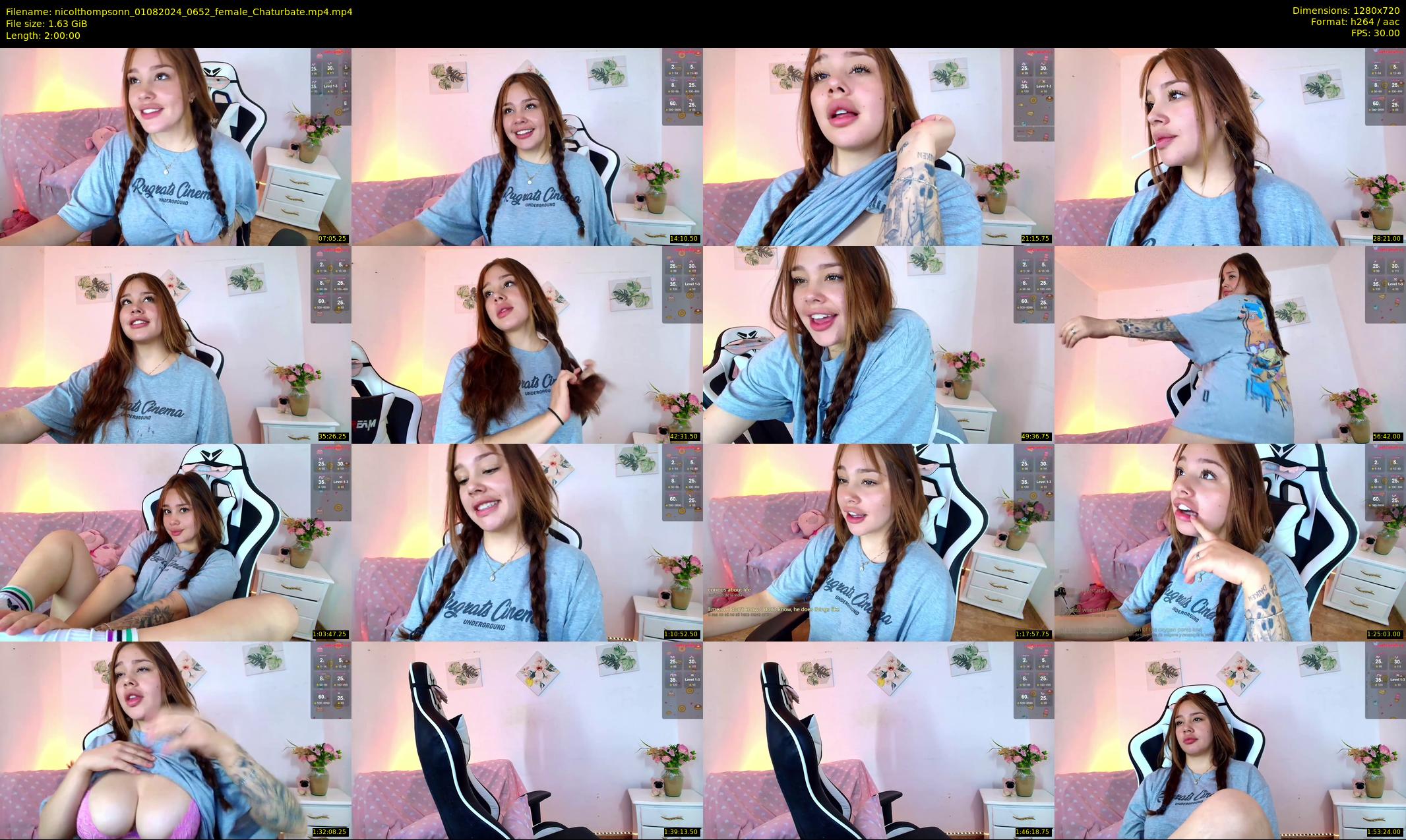 nicolthompsonn — 120 minute Chaturbate female cam show recording, 720p, Aug 1, 2024