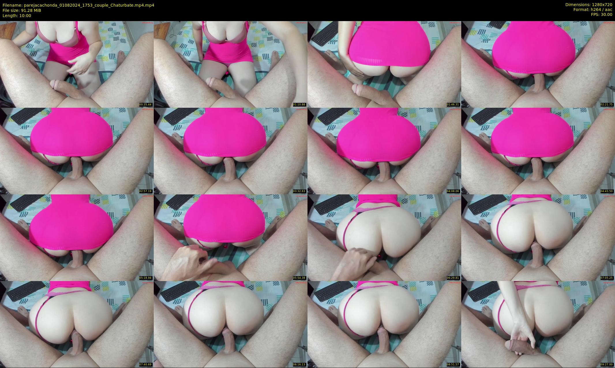 parejacachonda — 10 minute Chaturbate couple cam show recording, 720p, Aug 1, 2024