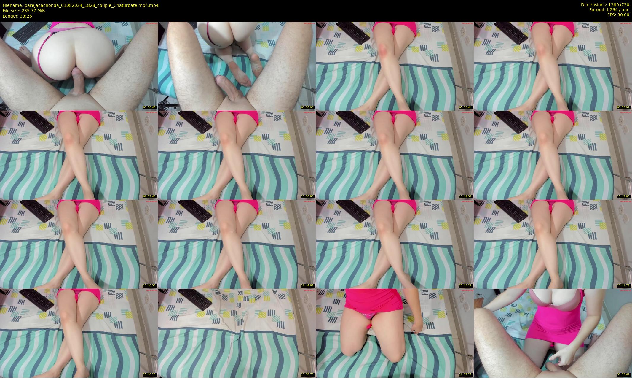parejacachonda — 34 minute Chaturbate couple cam show recording, 720p, Aug 1, 2024