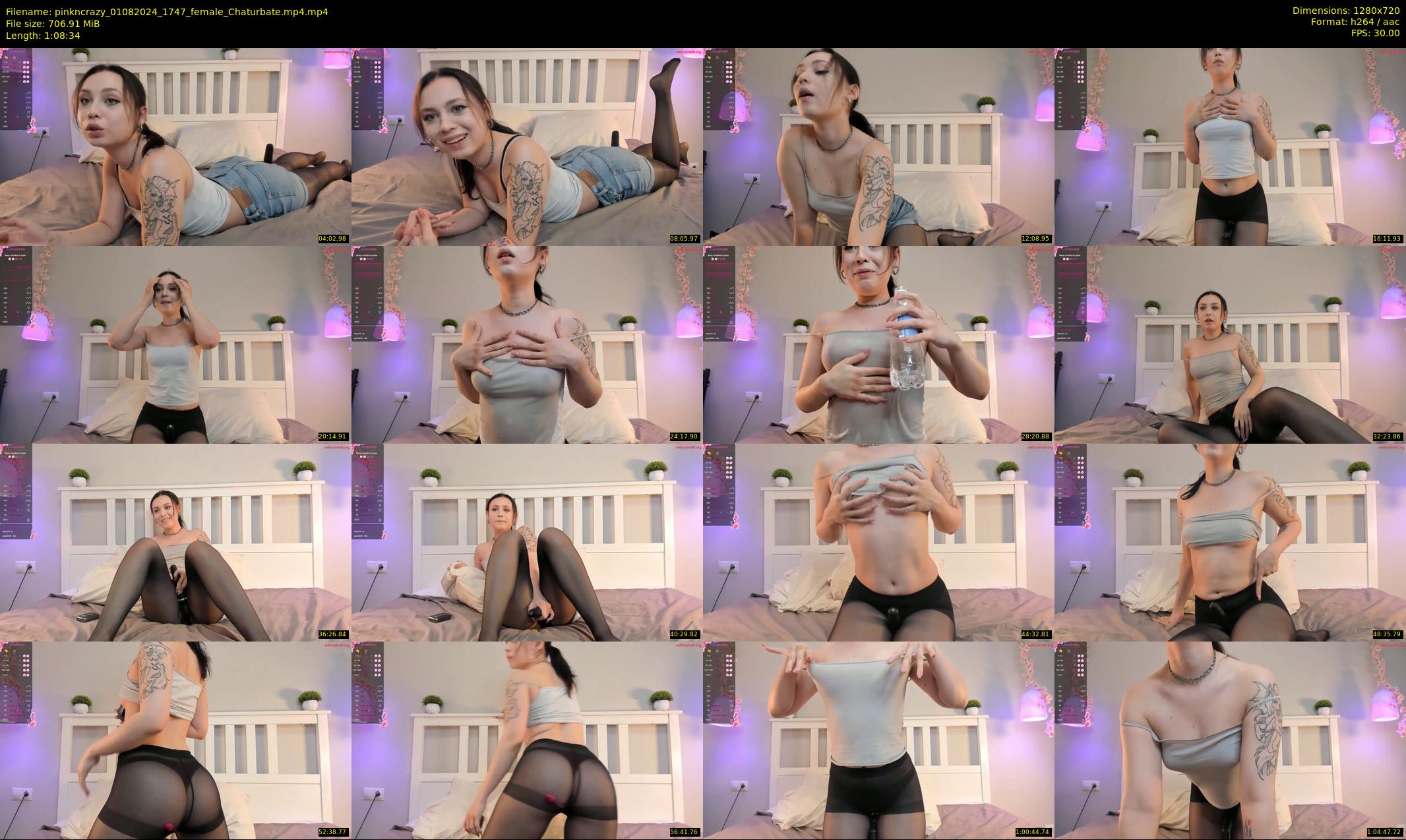 pinkncrazy — 69 minute Chaturbate female cam show recording, 720p, Aug 1, 2024