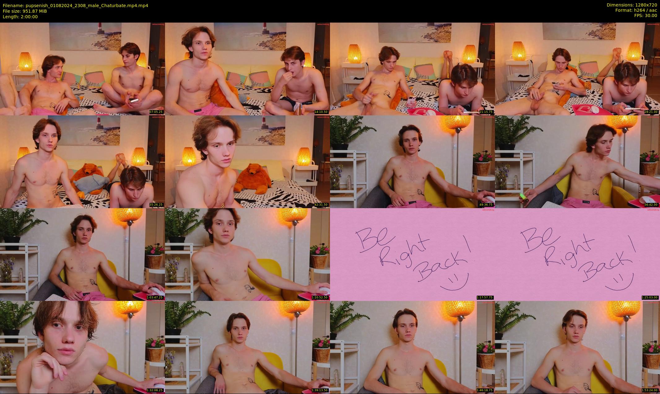 pupsenish — 120 minute Chaturbate male cam show recording, 720p, Aug 1, 2024