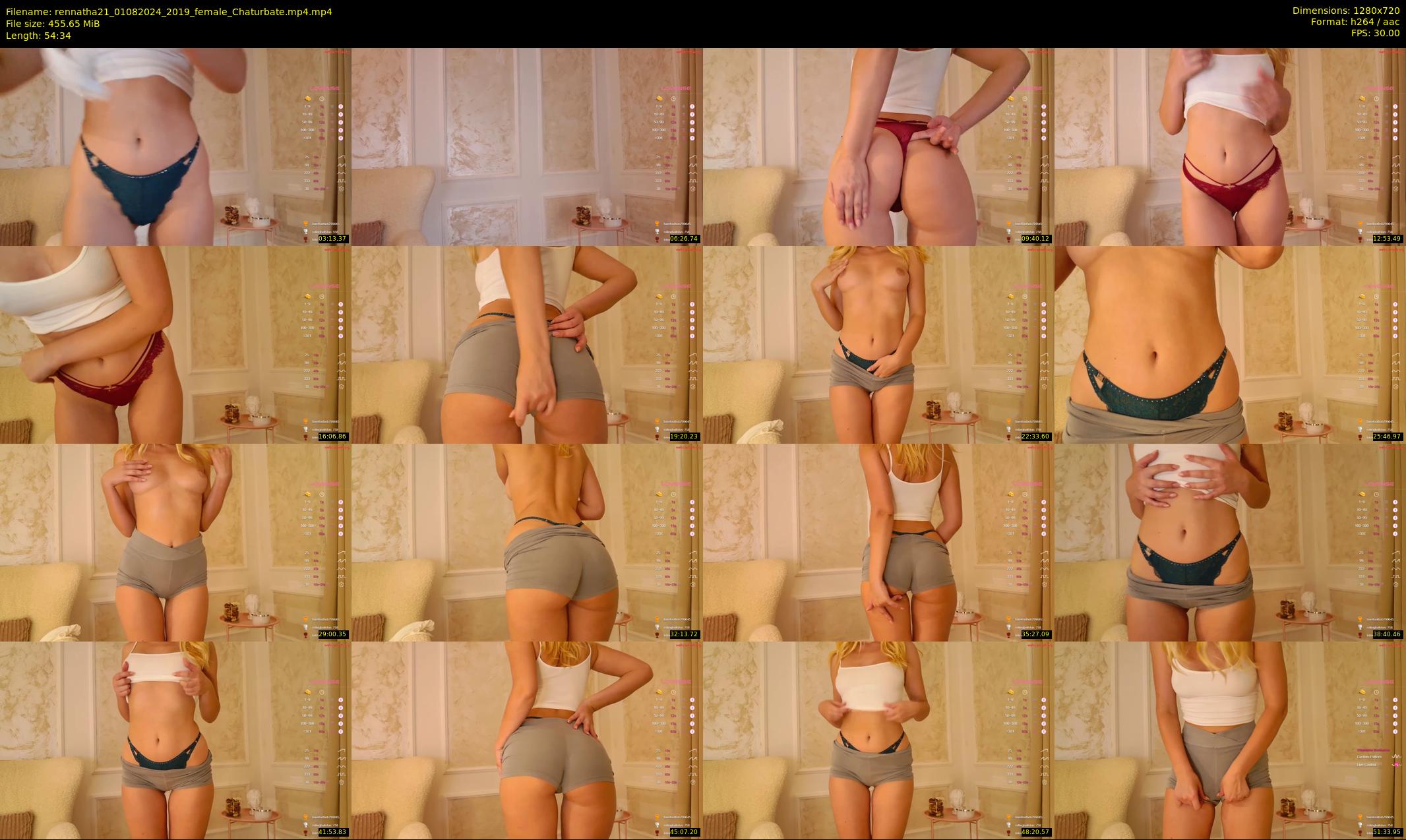 rennatha21 — 55 minute Chaturbate female cam show recording, 720p, Aug 1, 2024