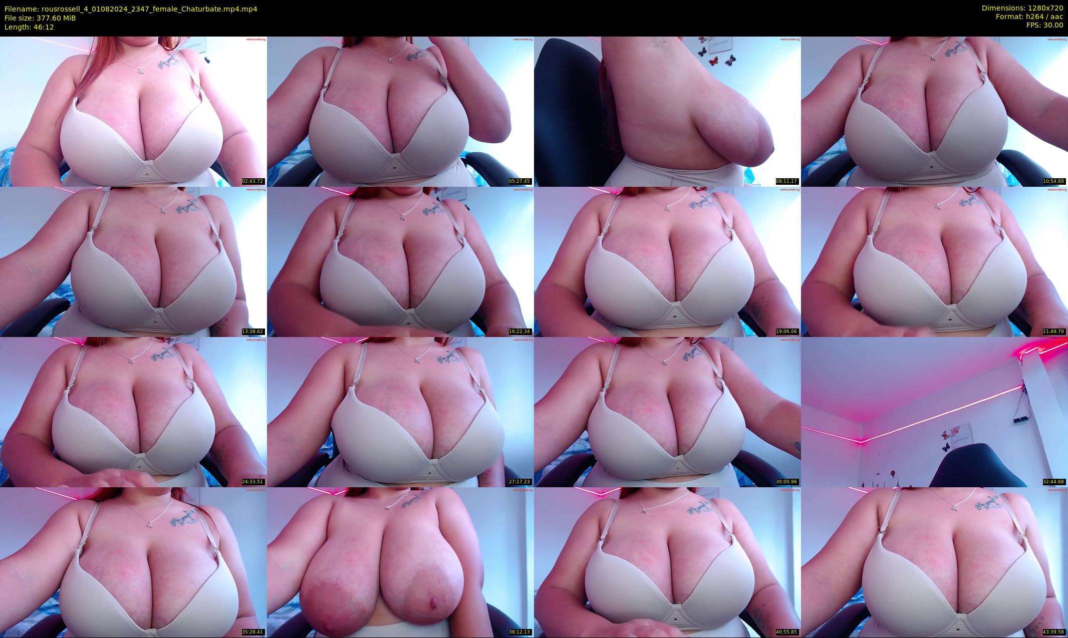 rousrossell_4 — 47 minute Chaturbate female cam show recording, 720p, Aug 1, 2024