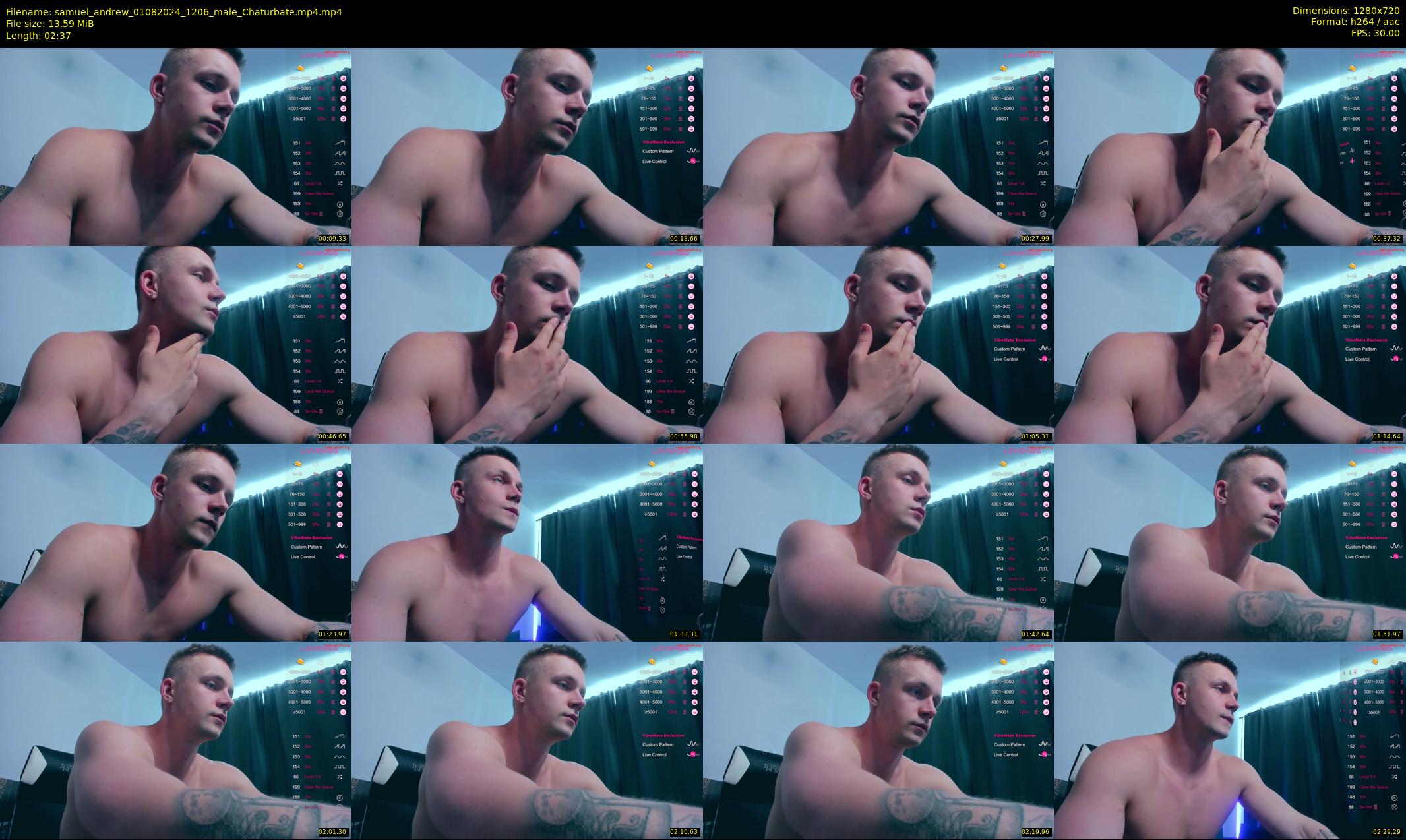 samuel_andrew — 3 minute Chaturbate male cam show recording, 720p, Aug 1, 2024