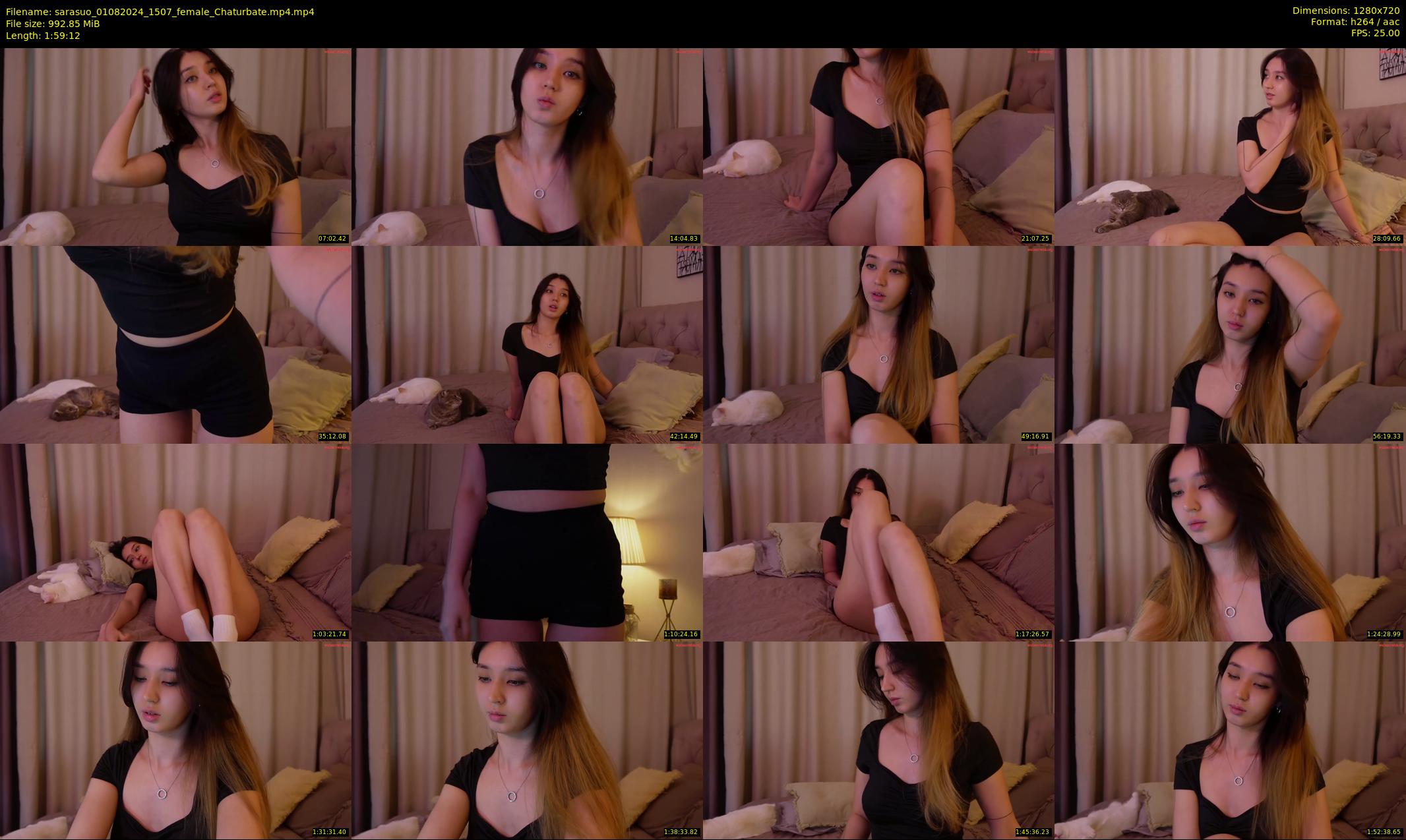 sarasuo — 120 minute Chaturbate female cam show recording, 720p, Aug 1, 2024