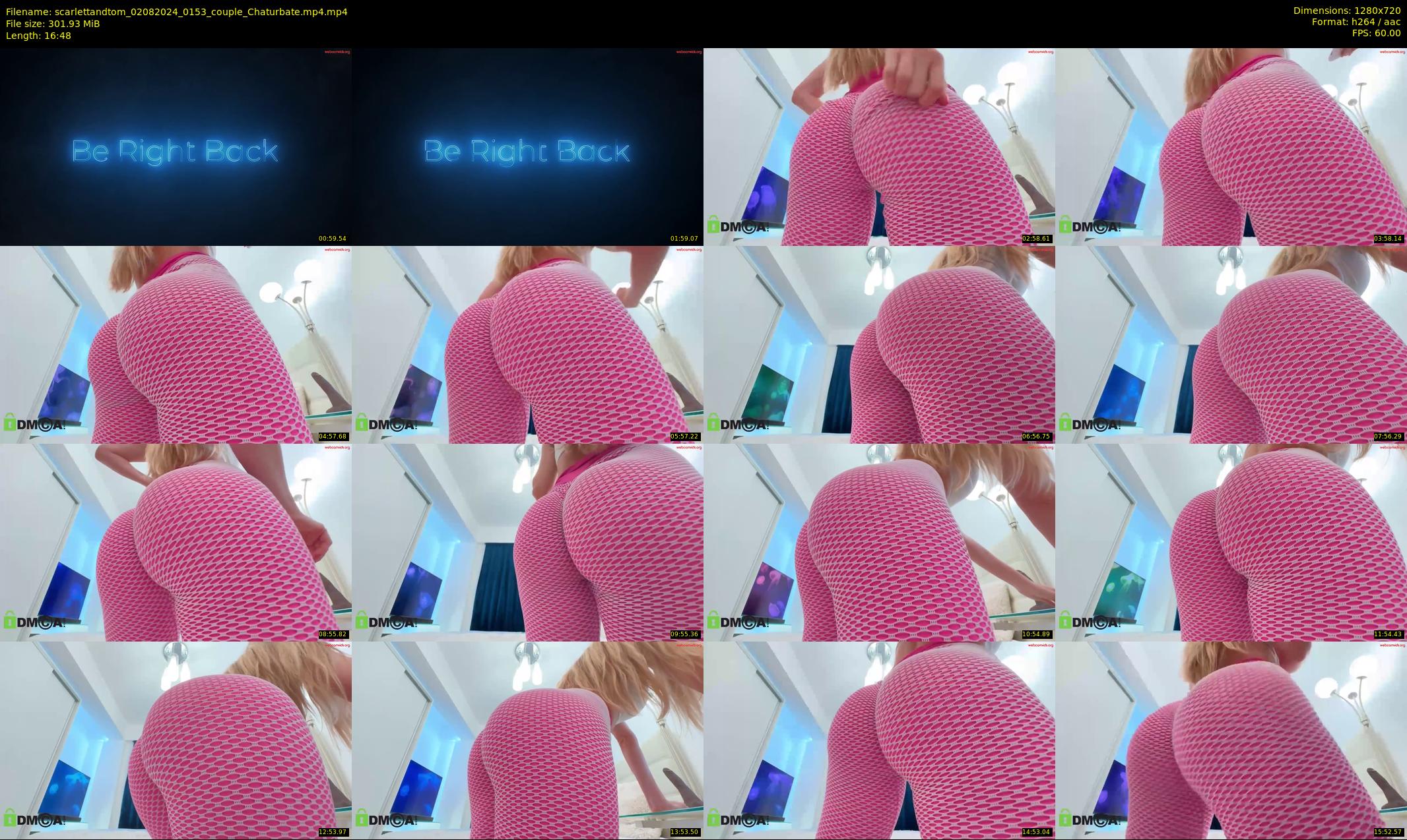 scarlettandtom — 17 minute Chaturbate couple cam show recording, 720p, Aug 2, 2024