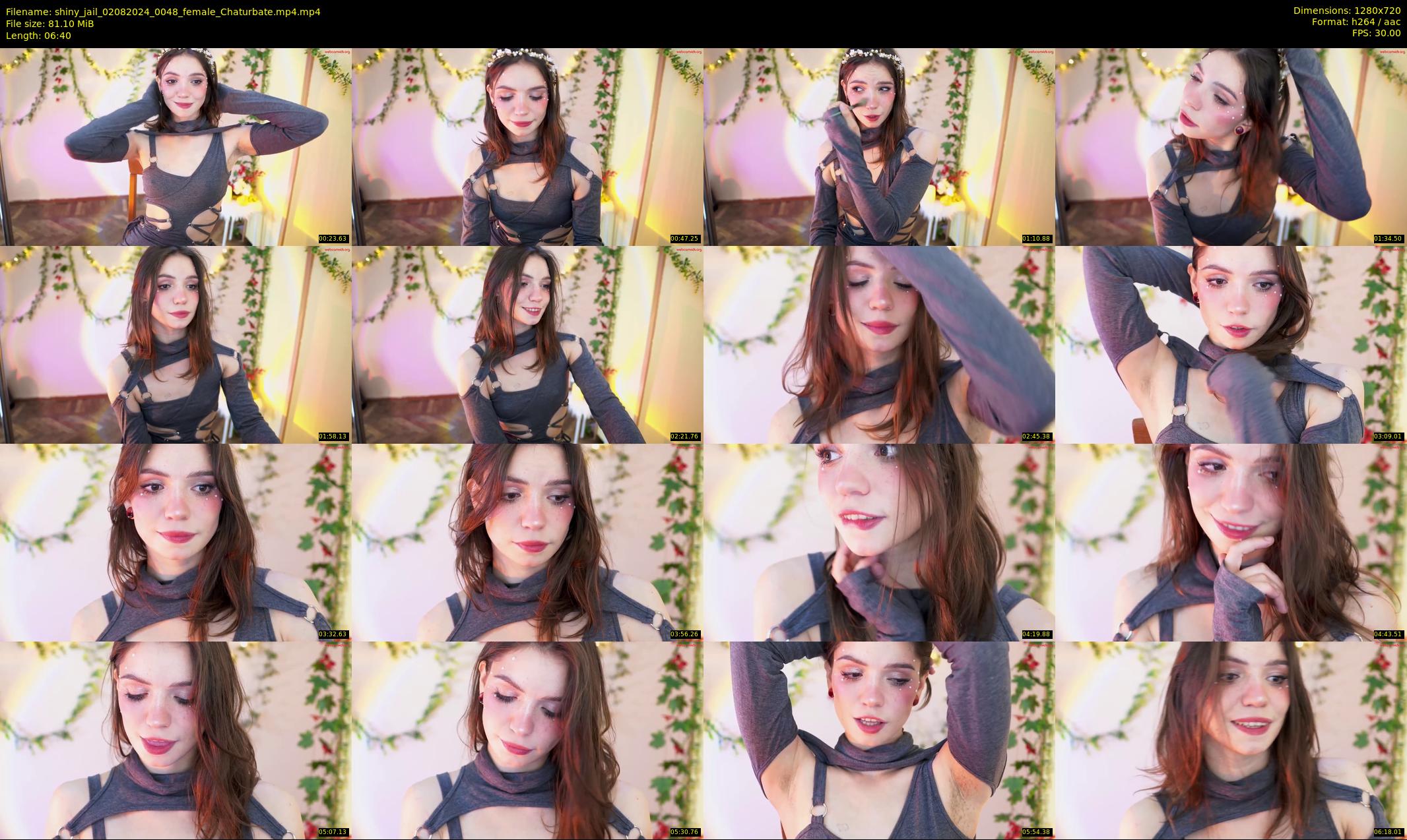 shiny_jail — 7 minute Chaturbate female cam show recording, 720p, Aug 2, 2024
