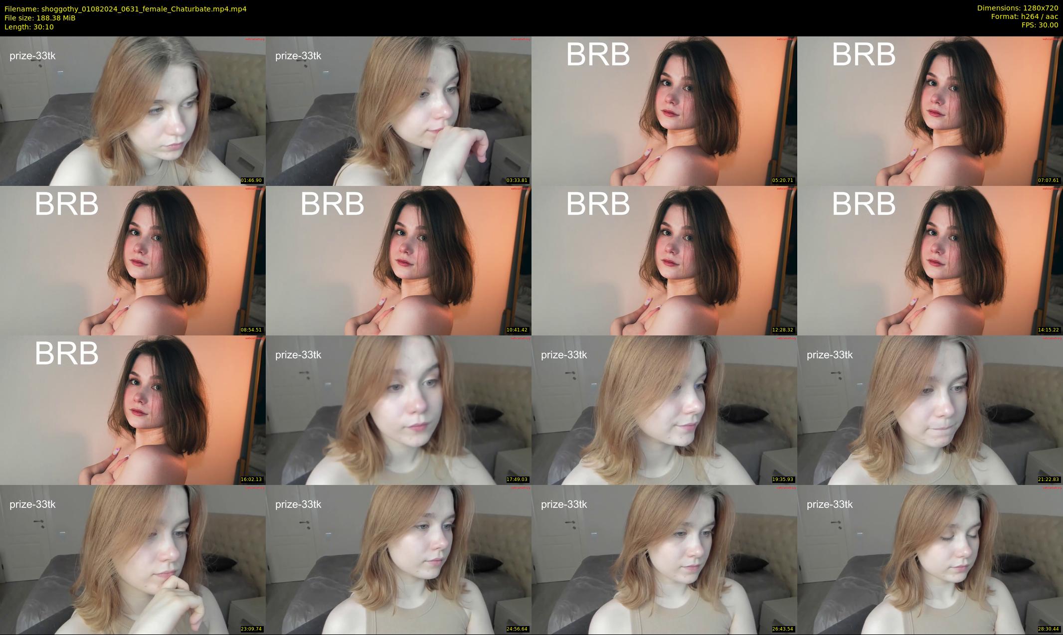 shoggothy — 31 minute Chaturbate female cam show recording, 720p, Aug 1, 2024