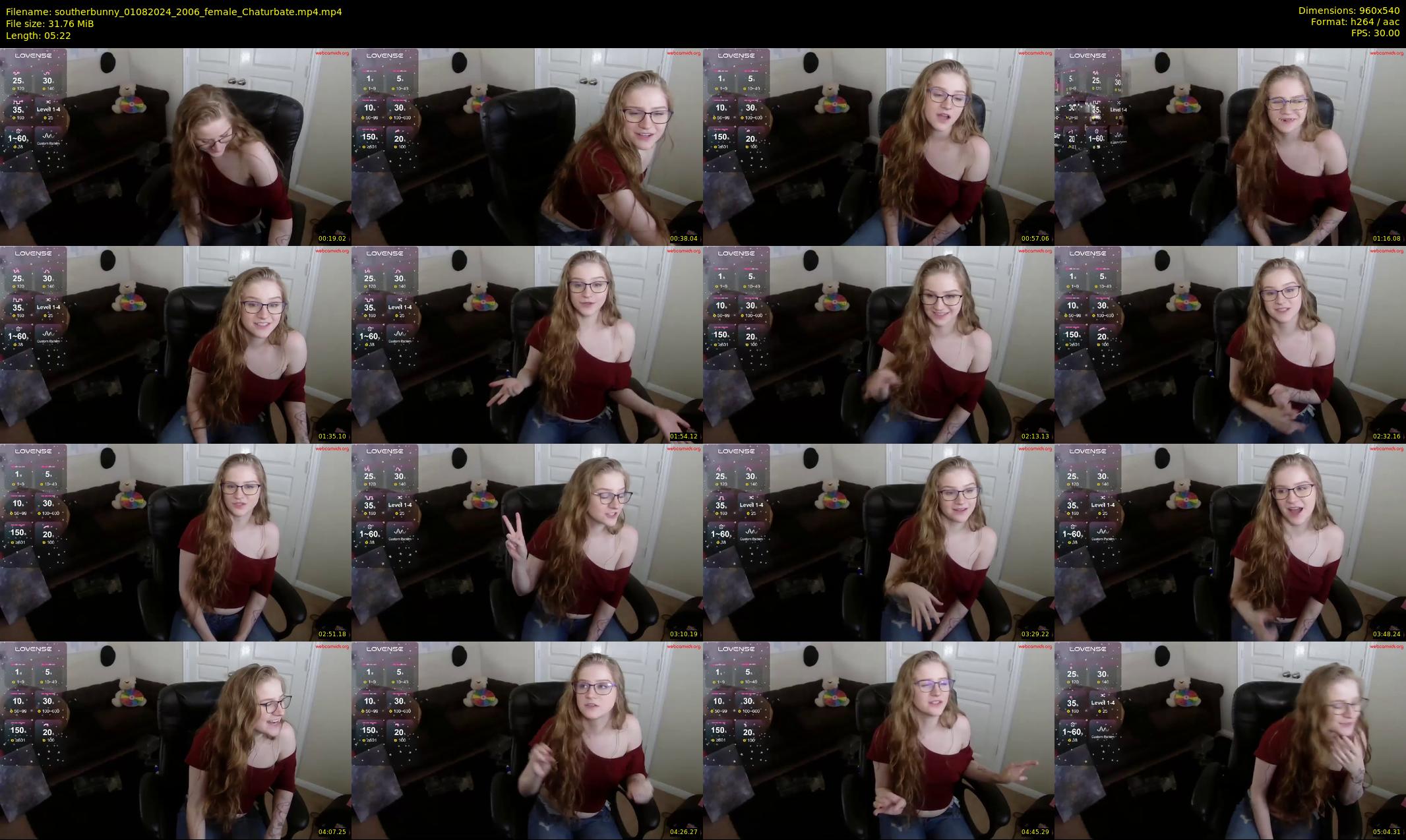 southerbunny — 6 minute Chaturbate female cam show recording, 480p, Aug 1, 2024