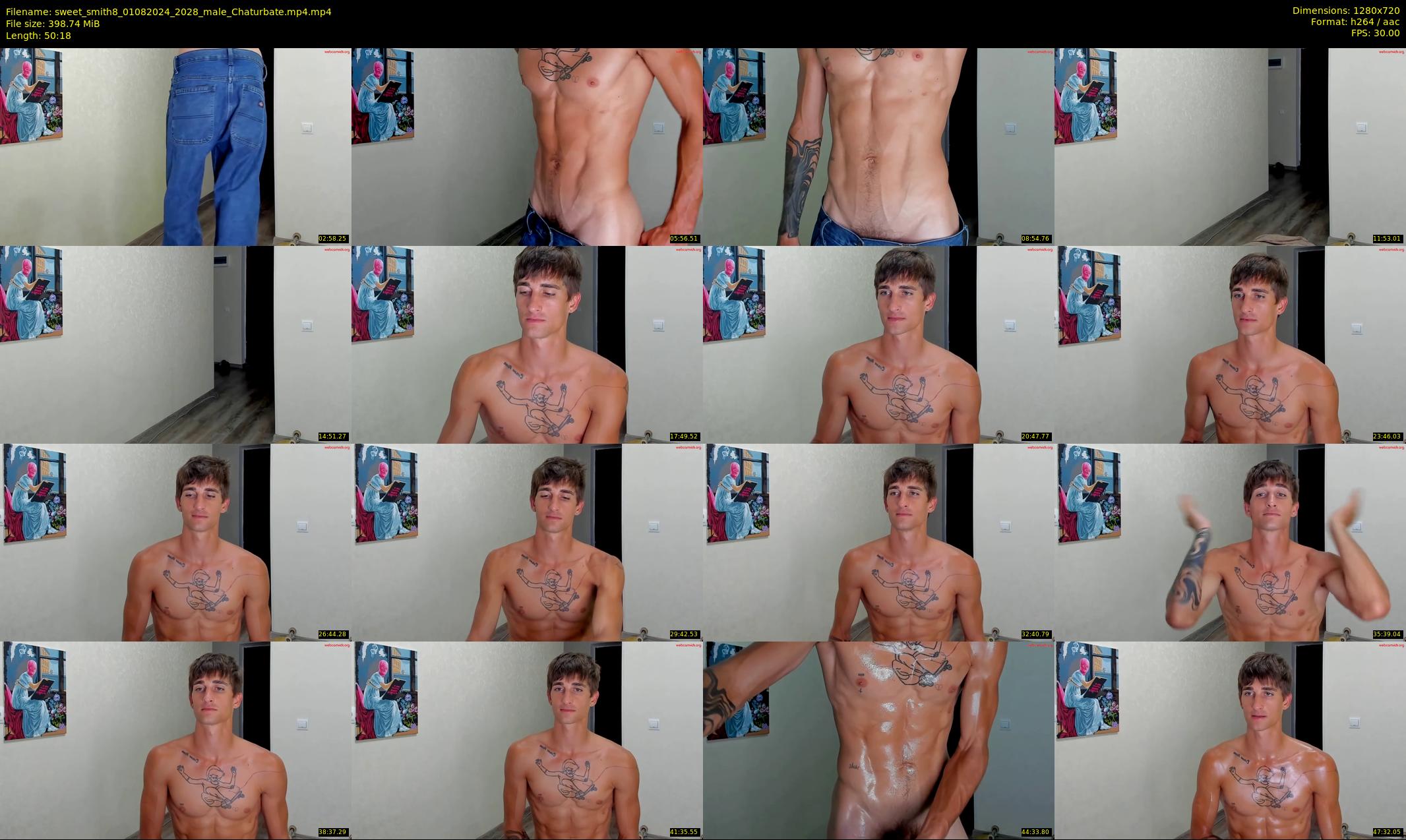 sweet_smith8 — 51 minute Chaturbate male cam show recording, 720p, Aug 1, 2024