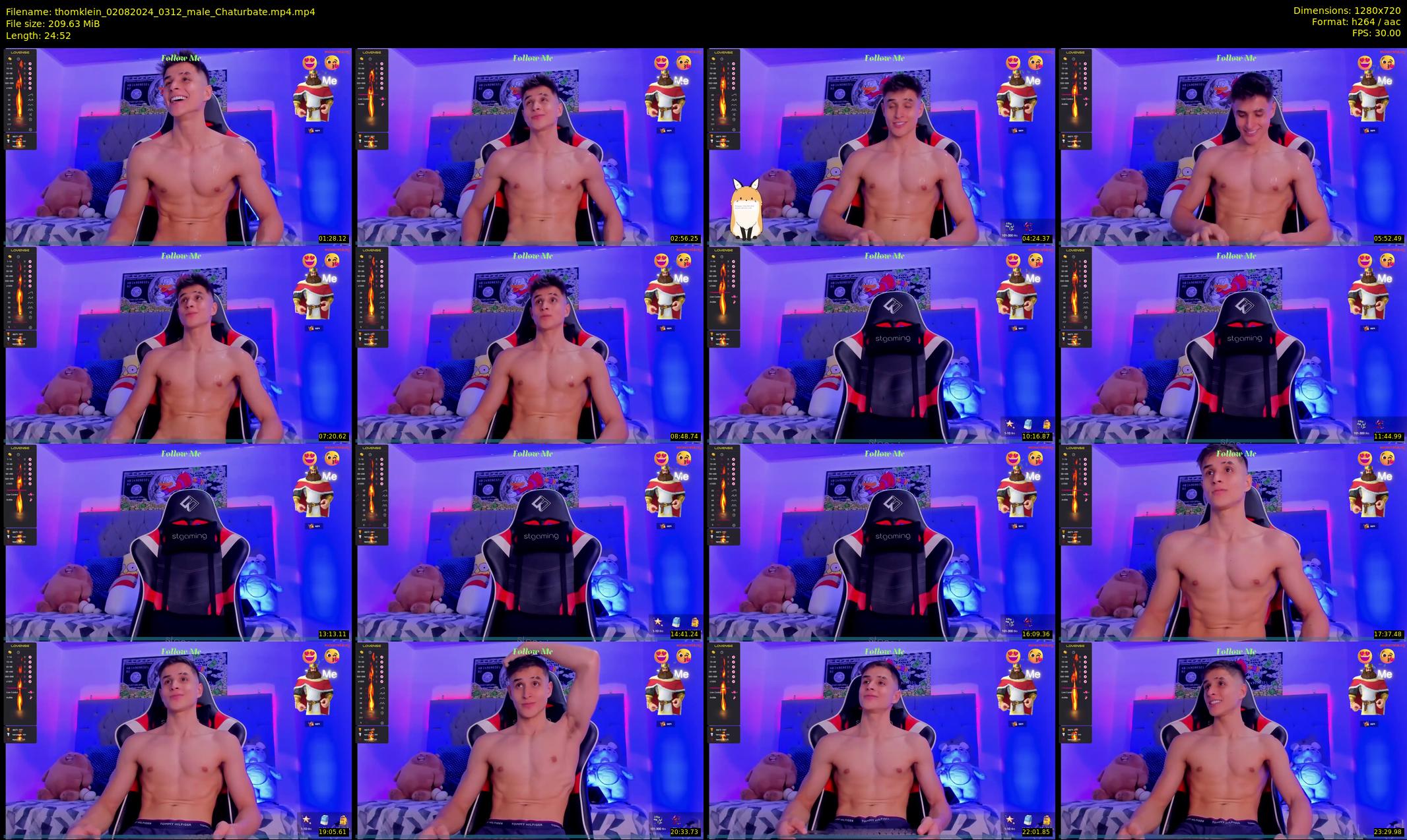 thomklein — 25 minute Chaturbate male cam show recording, 720p, Aug 2, 2024