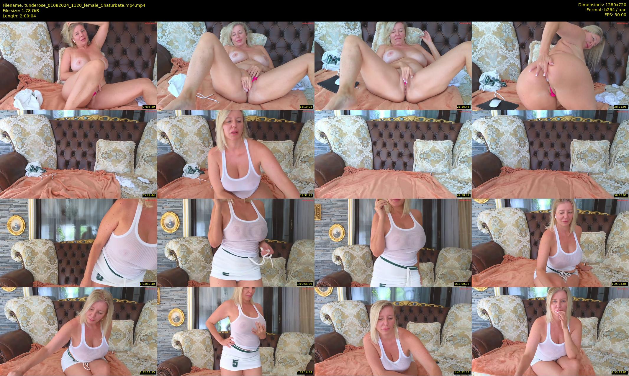 tunderose — 121 minute Chaturbate female cam show recording, 720p, Aug 1, 2024
