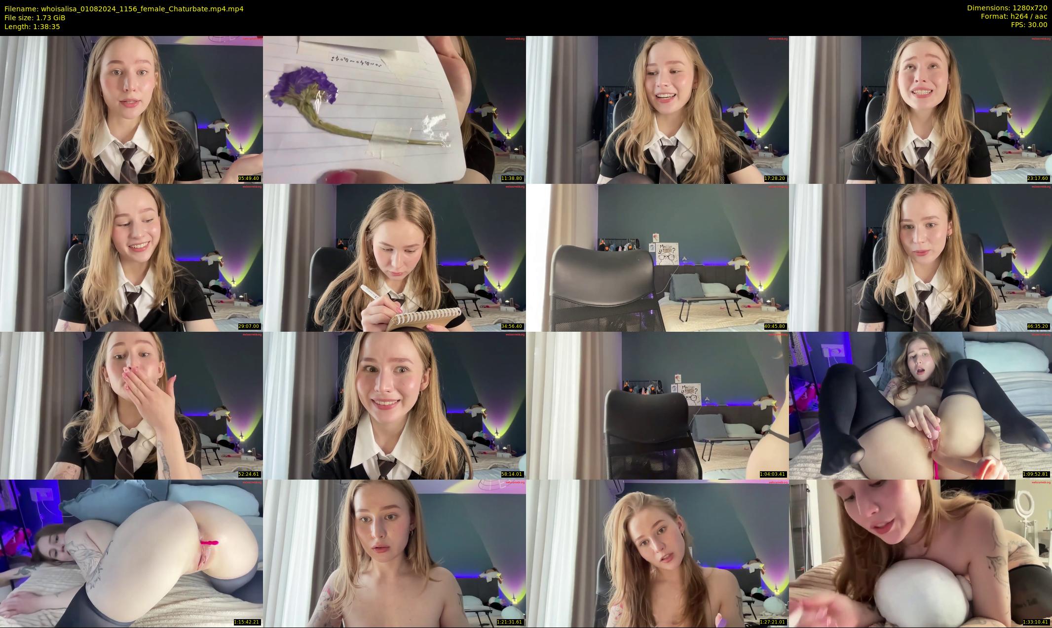 whoisalisa — 99 minute Chaturbate female cam show recording, 720p, Aug 1, 2024