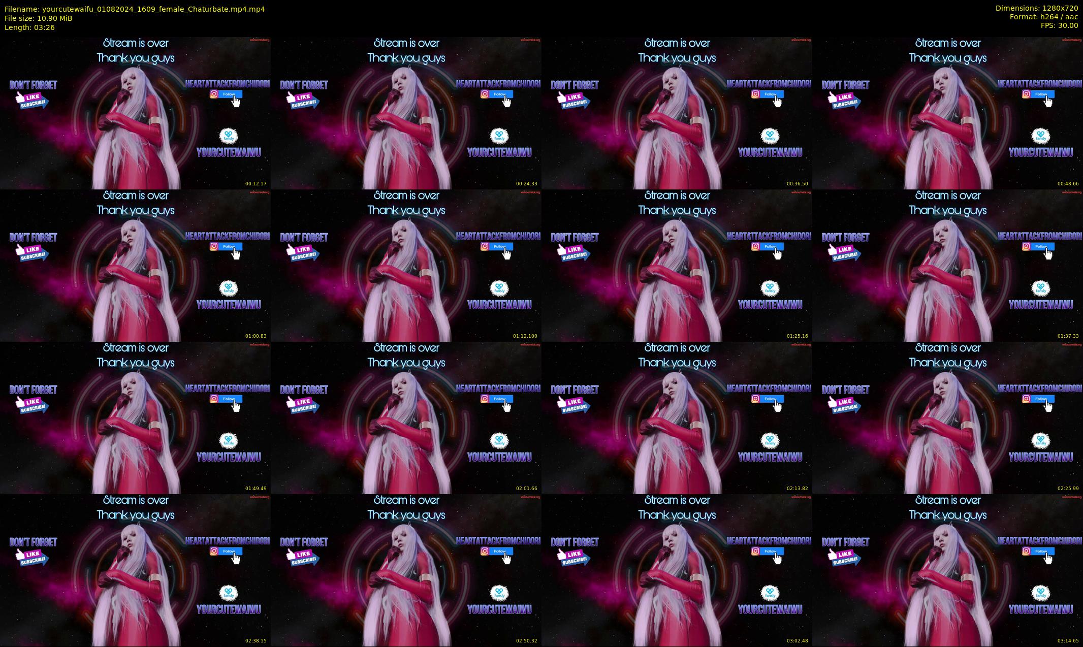 yourcutewaifu — 4 minute Chaturbate female cam show recording, 720p, Aug 1, 2024