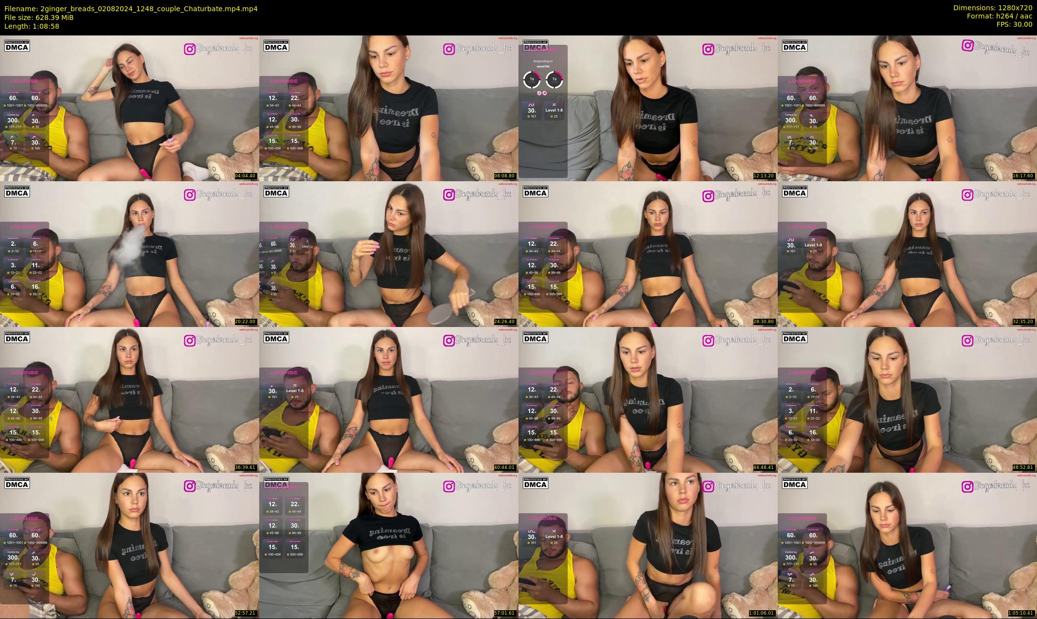 2ginger_breads — 69 minute Chaturbate couple cam show recording, 720p, Aug 2, 2024