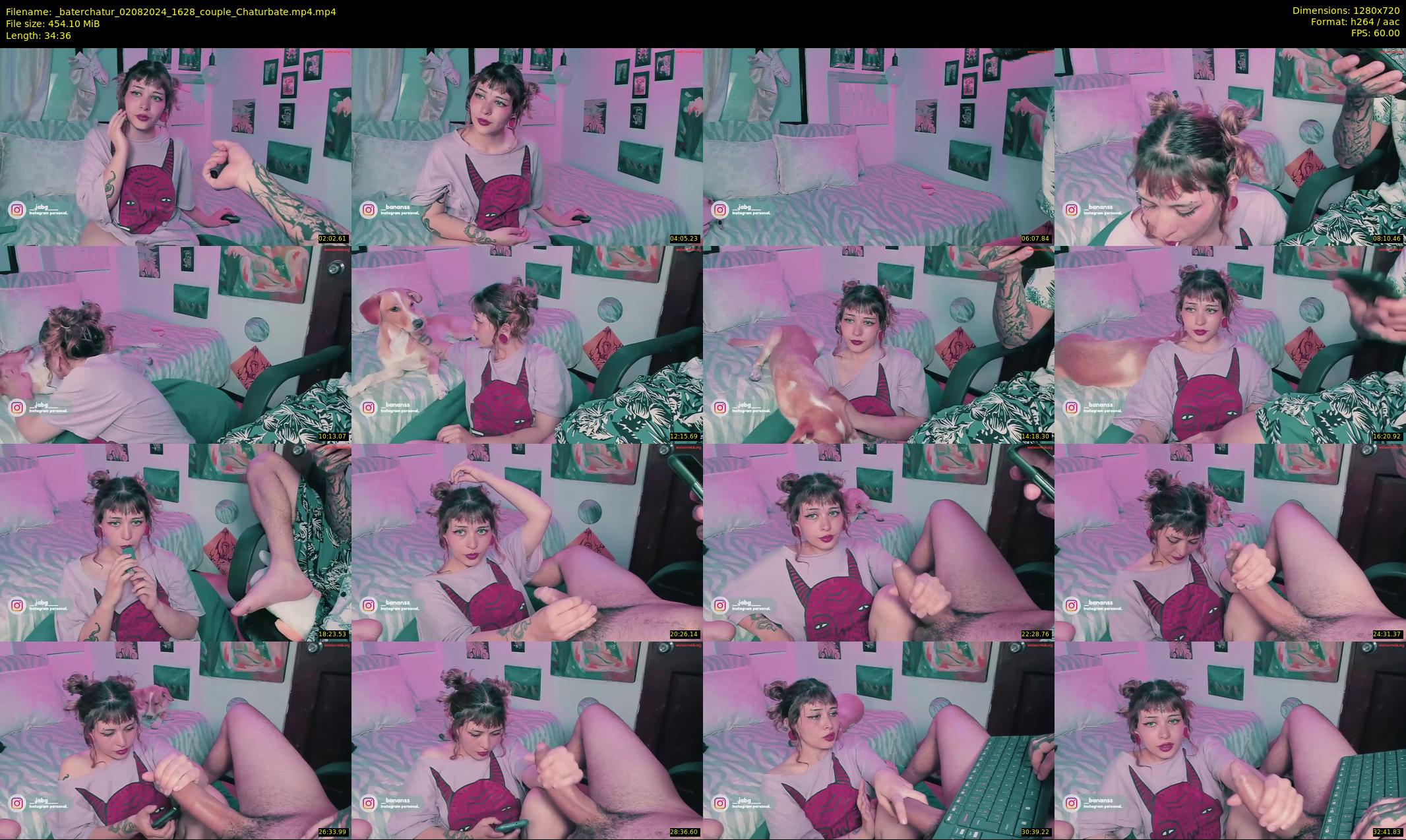 _baterchatur — 35 minute Chaturbate couple cam show recording, 720p, Aug 2, 2024
