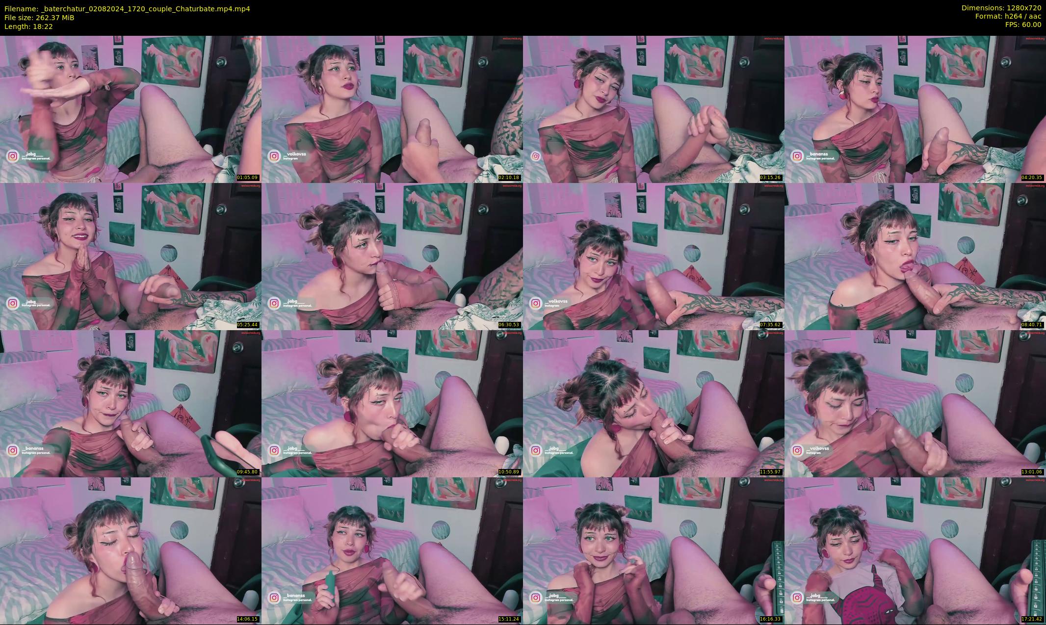 _baterchatur — 19 minute Chaturbate couple cam show recording, 720p, Aug 2, 2024