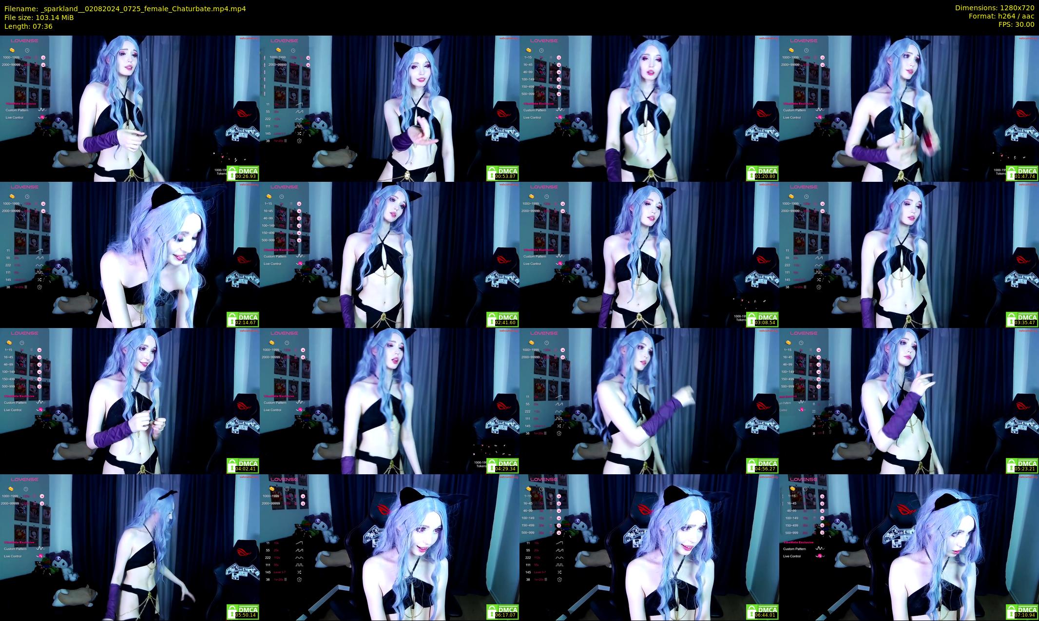 _sparkland_ — 8 minute Chaturbate female cam show recording, 720p, Aug 2, 2024