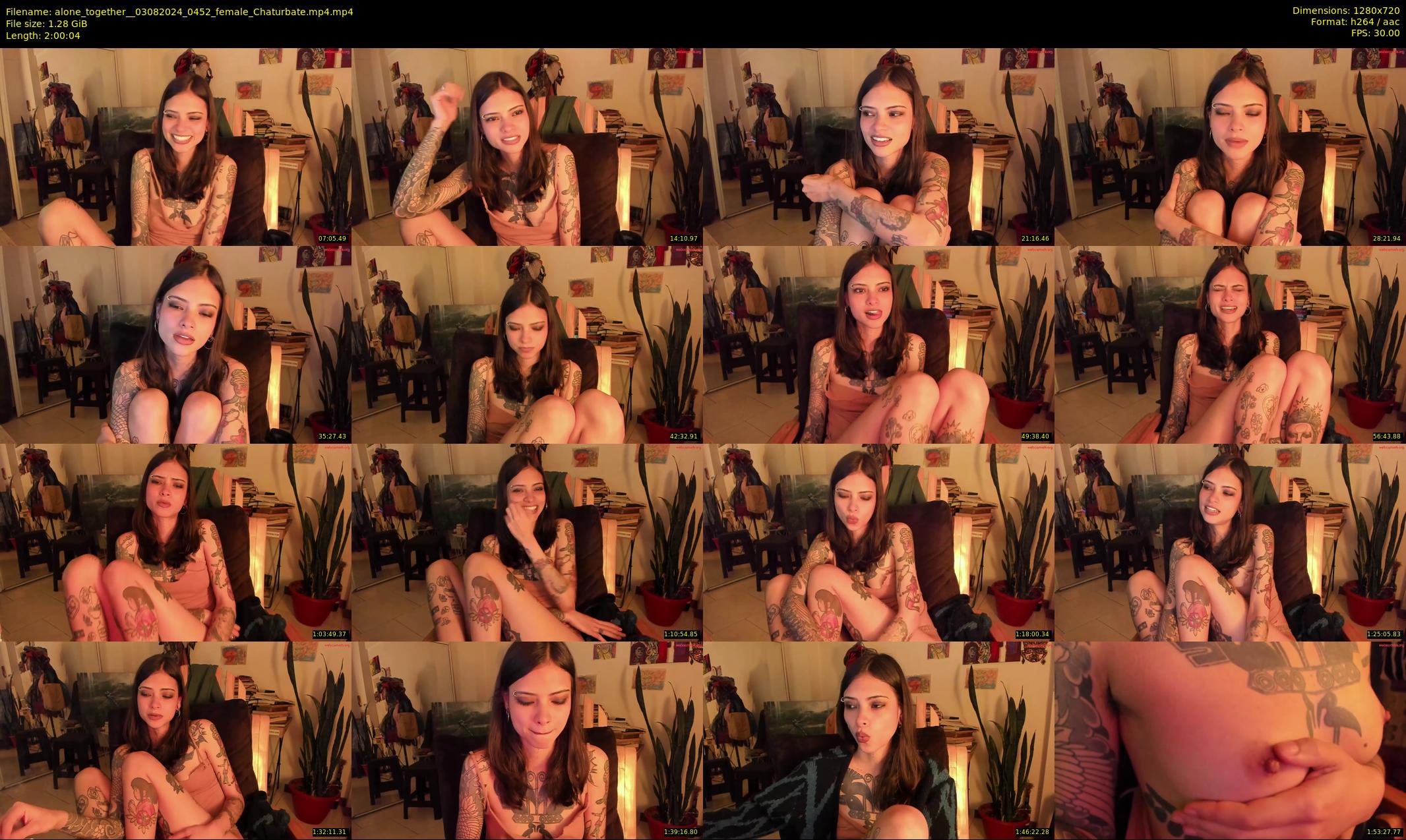 alone_together_ — 121 minute Chaturbate female cam show recording, 720p, Aug 3, 2024