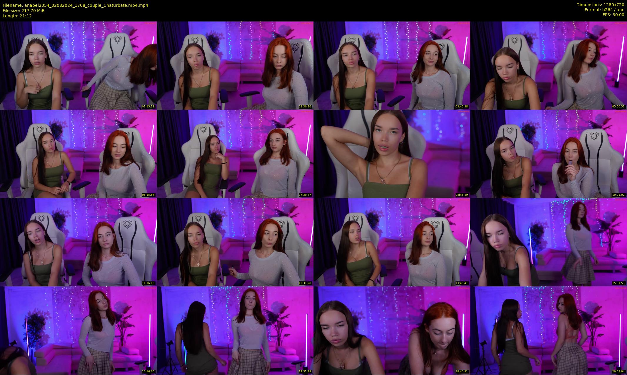anabel2054 — 22 minute Chaturbate female cam show recording, 720p, Aug 2, 2024