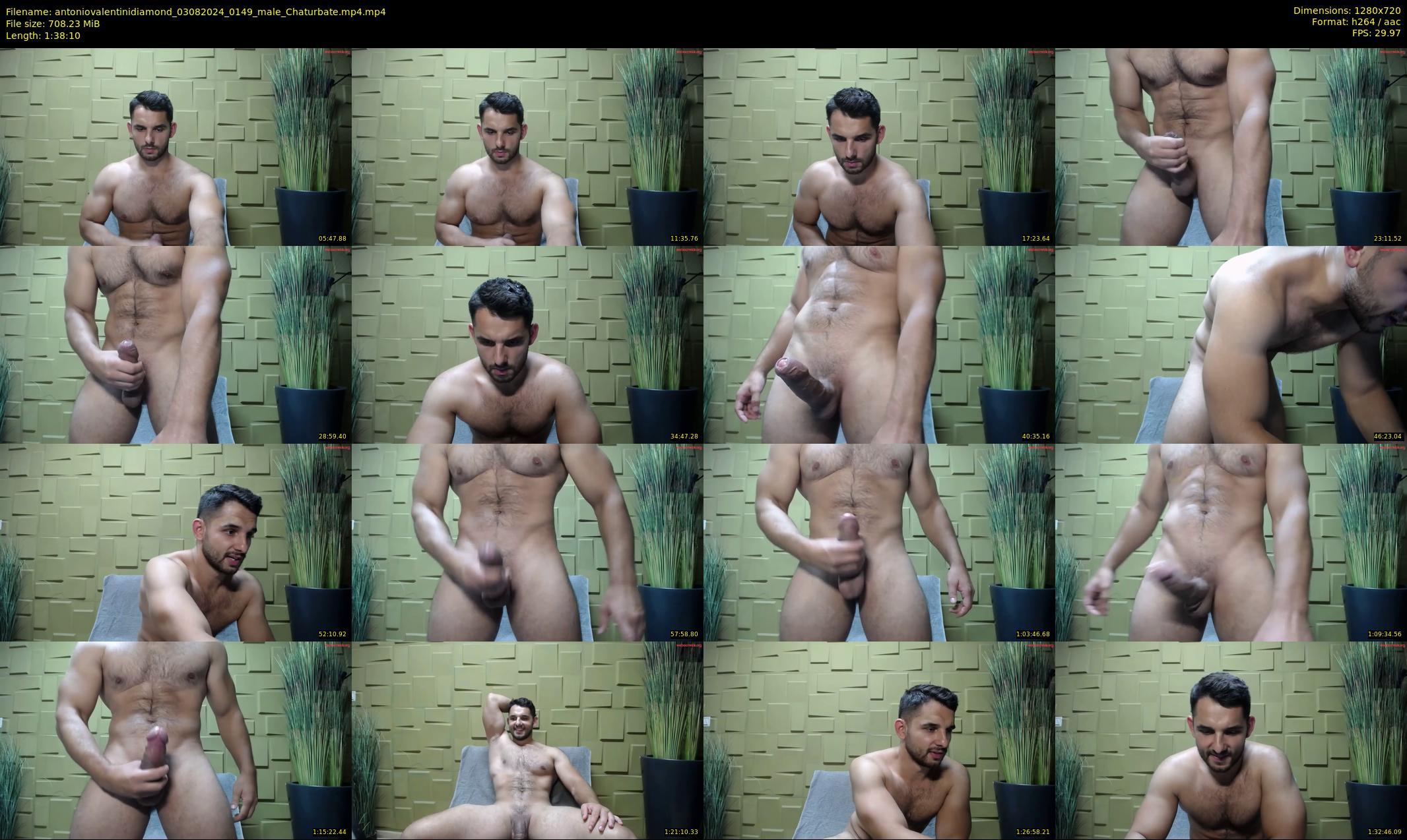 antoniovalentinidiamond — 99 minute Chaturbate male cam show recording, 720p, Aug 3, 2024