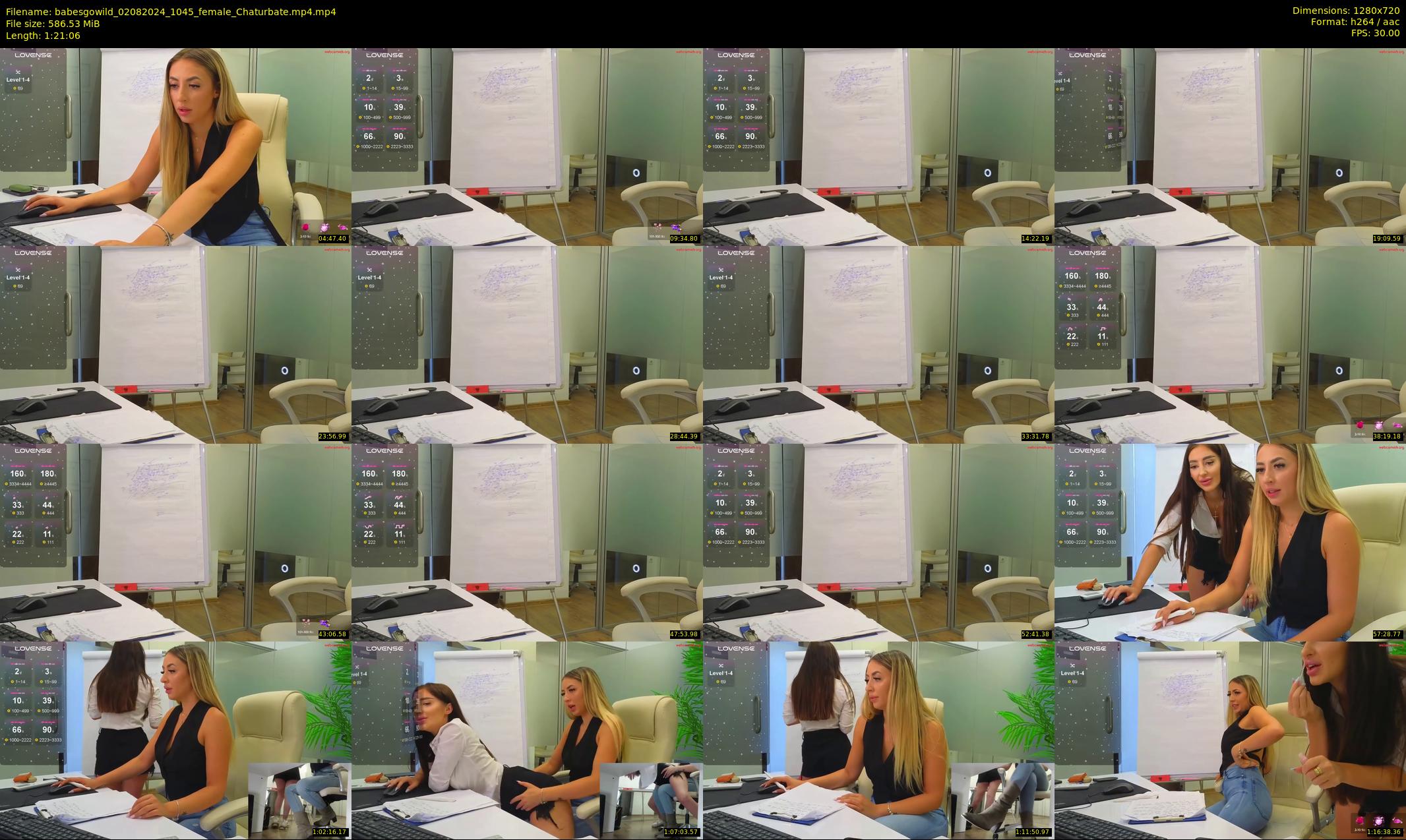 babesgowild — 82 minute Chaturbate couple cam show recording, 720p, Aug 2, 2024