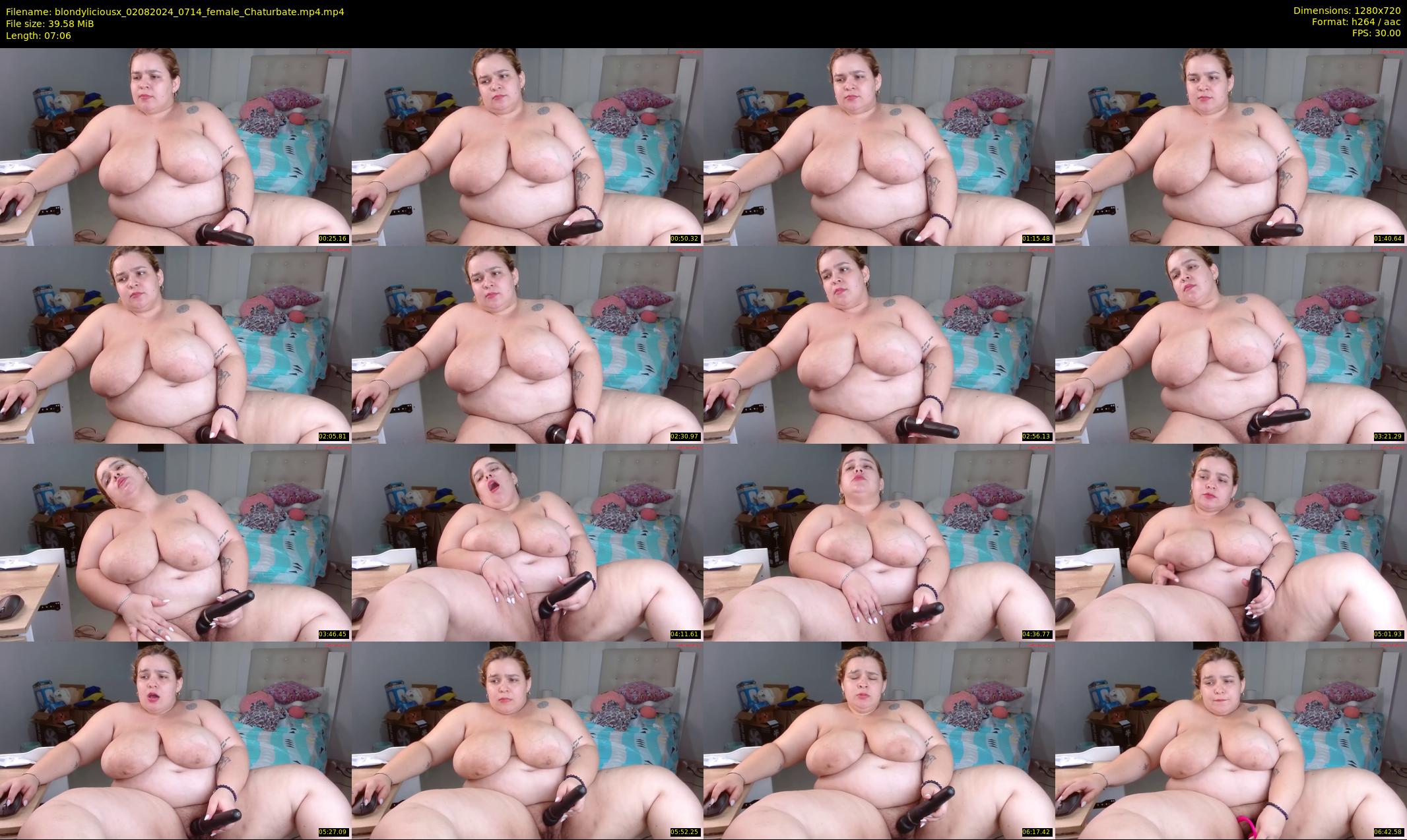 blondyliciousx — 8 minute Chaturbate female cam show recording, 720p, Aug 2, 2024