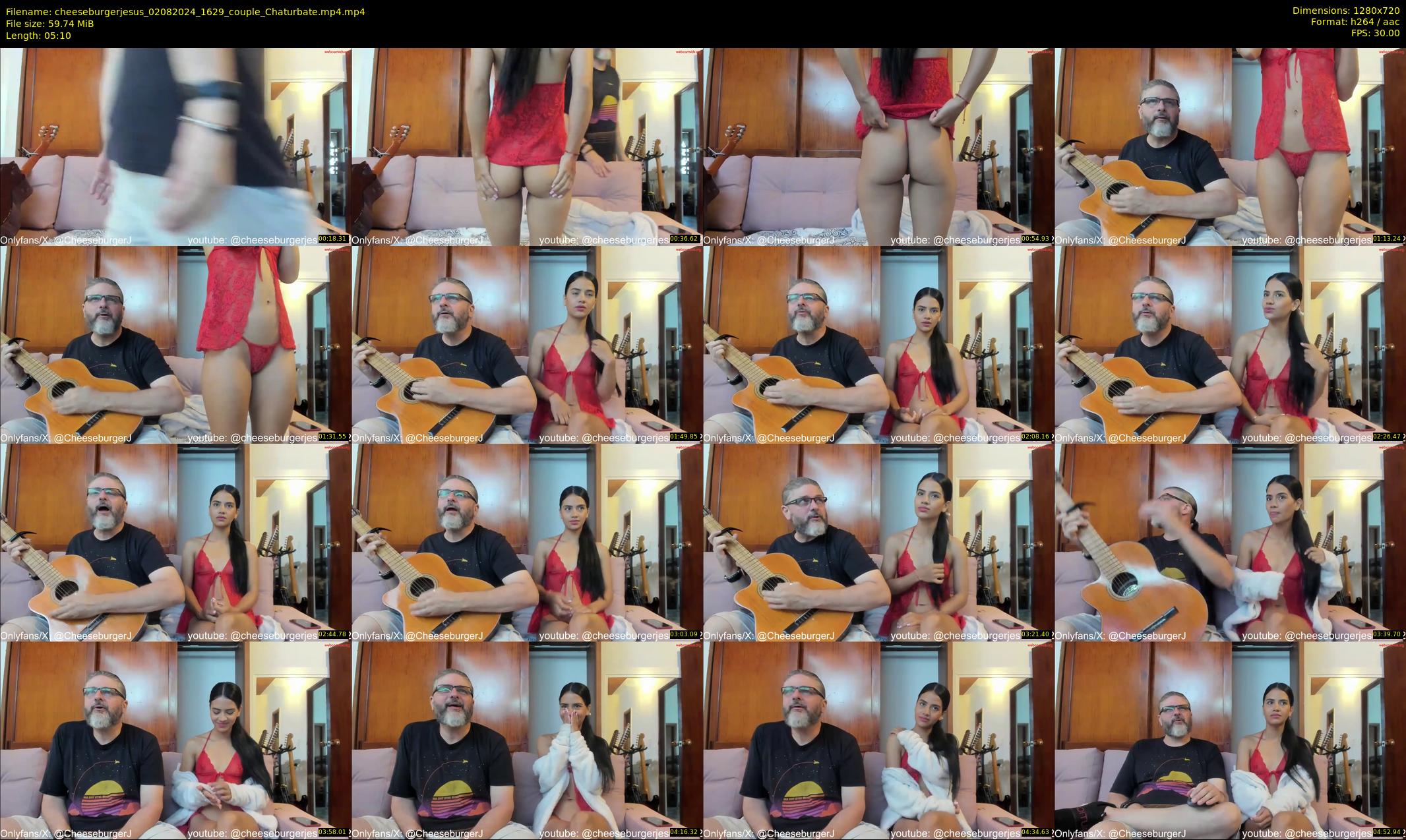 cheeseburgerjesus — 6 minute Chaturbate couple cam show recording, 720p, Aug 2, 2024