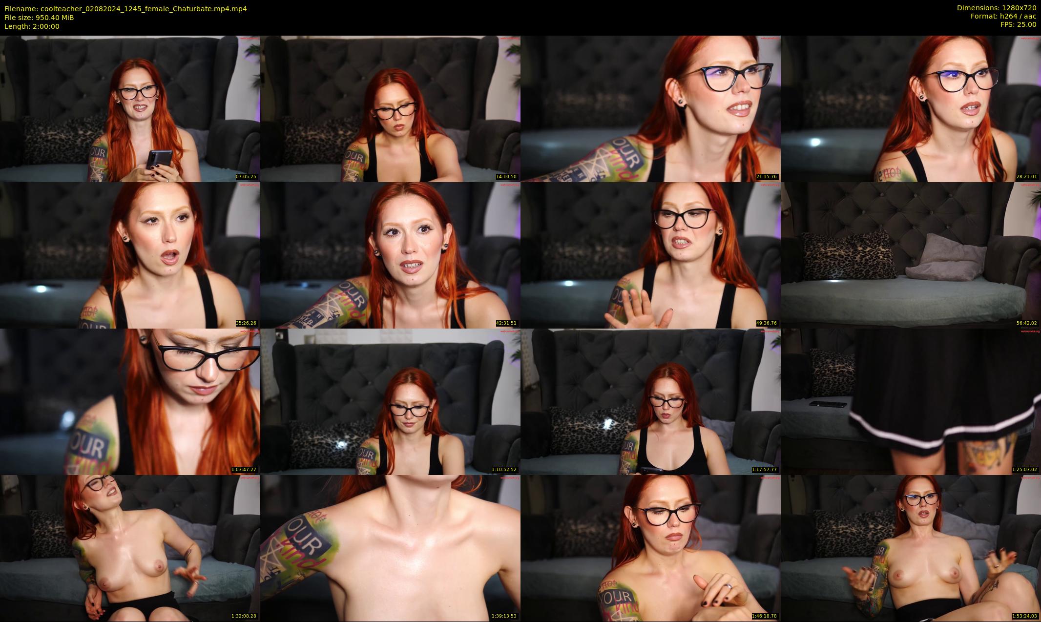 coolteacher — 120 minute Chaturbate female cam show recording, 720p, Aug 2, 2024