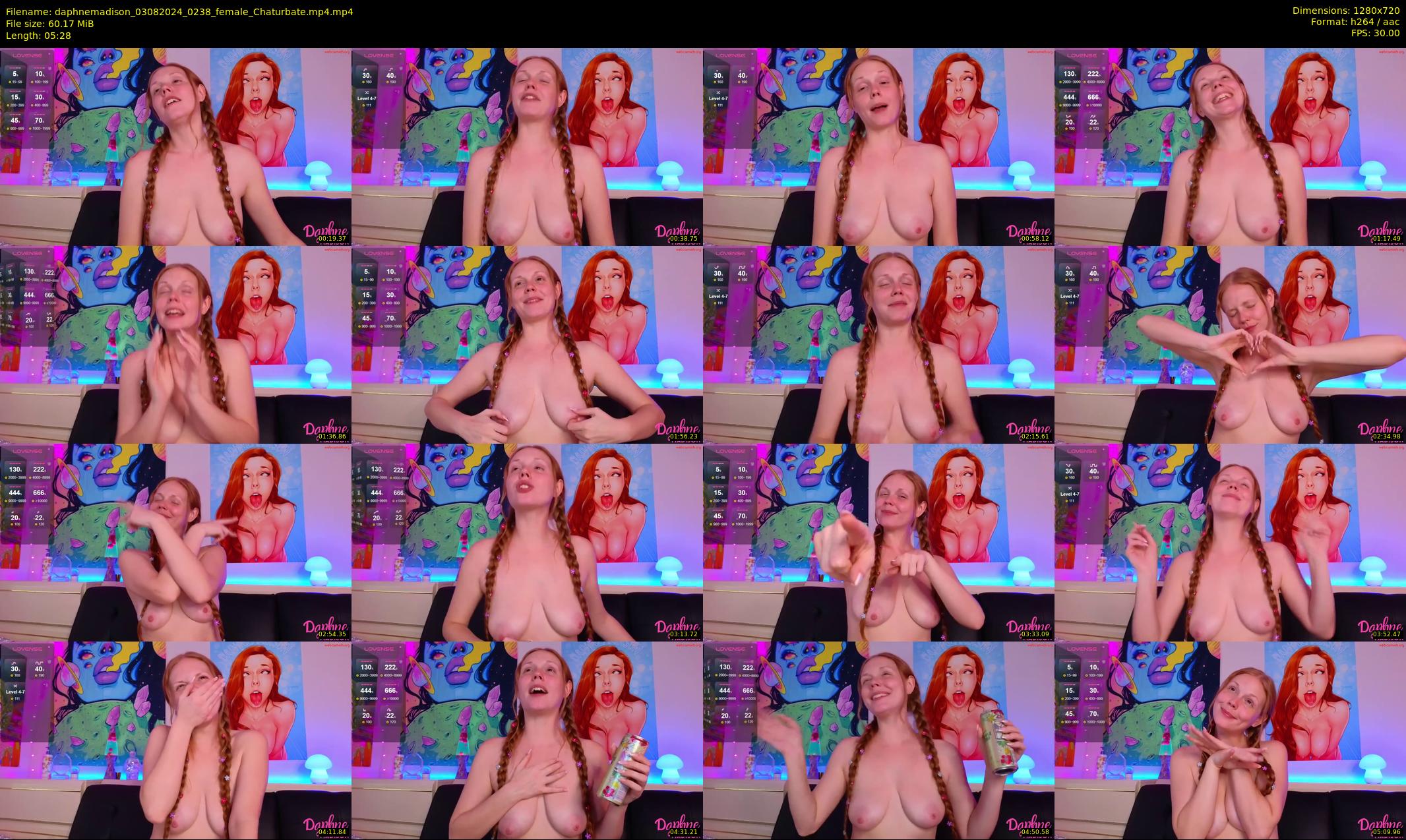 daphnemadison — 6 minute Chaturbate couple cam show recording, 720p, Aug 3, 2024