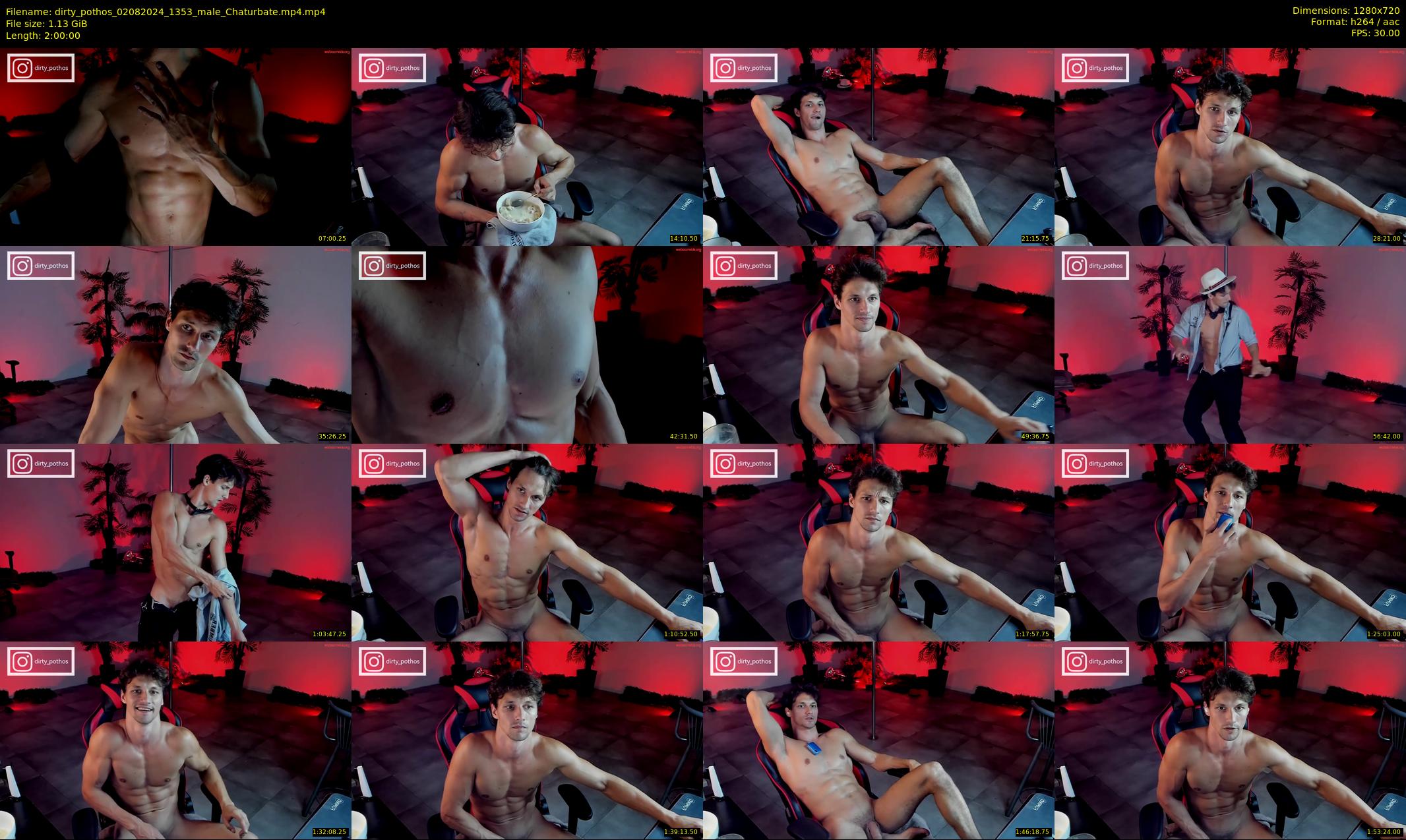 dirty_pothos — 120 minute Chaturbate male cam show recording, 720p, Aug 2, 2024