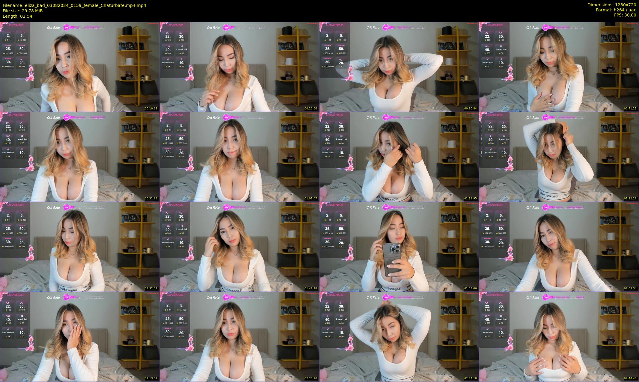 eliza_bad — 3 minute Chaturbate female cam show recording, 720p, Aug 3, 2024