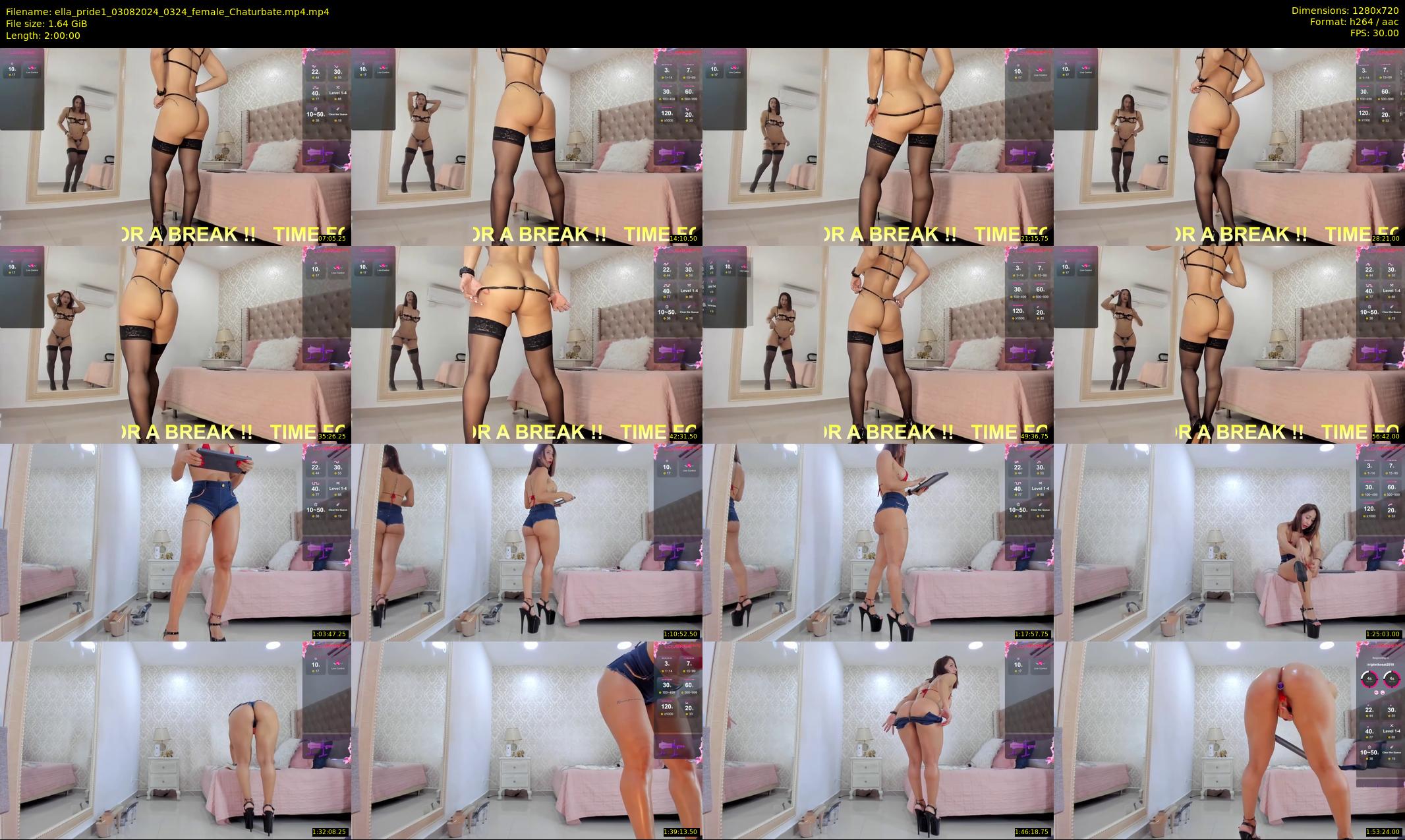 ella_pride1 — 120 minute Chaturbate female cam show recording, 720p, Aug 3, 2024