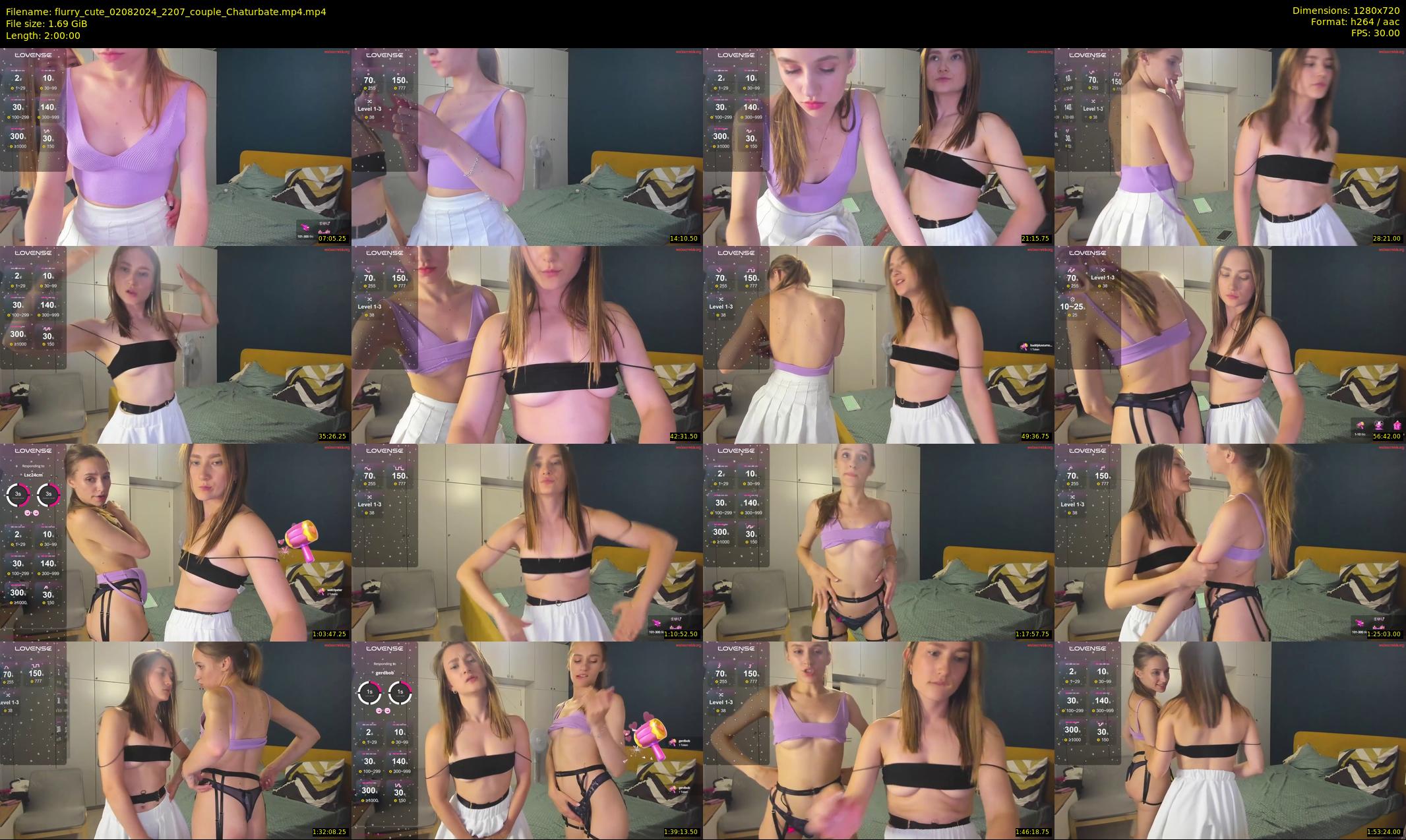 flurry_cute — 120 minute Chaturbate couple cam show recording, 720p, Aug 2, 2024