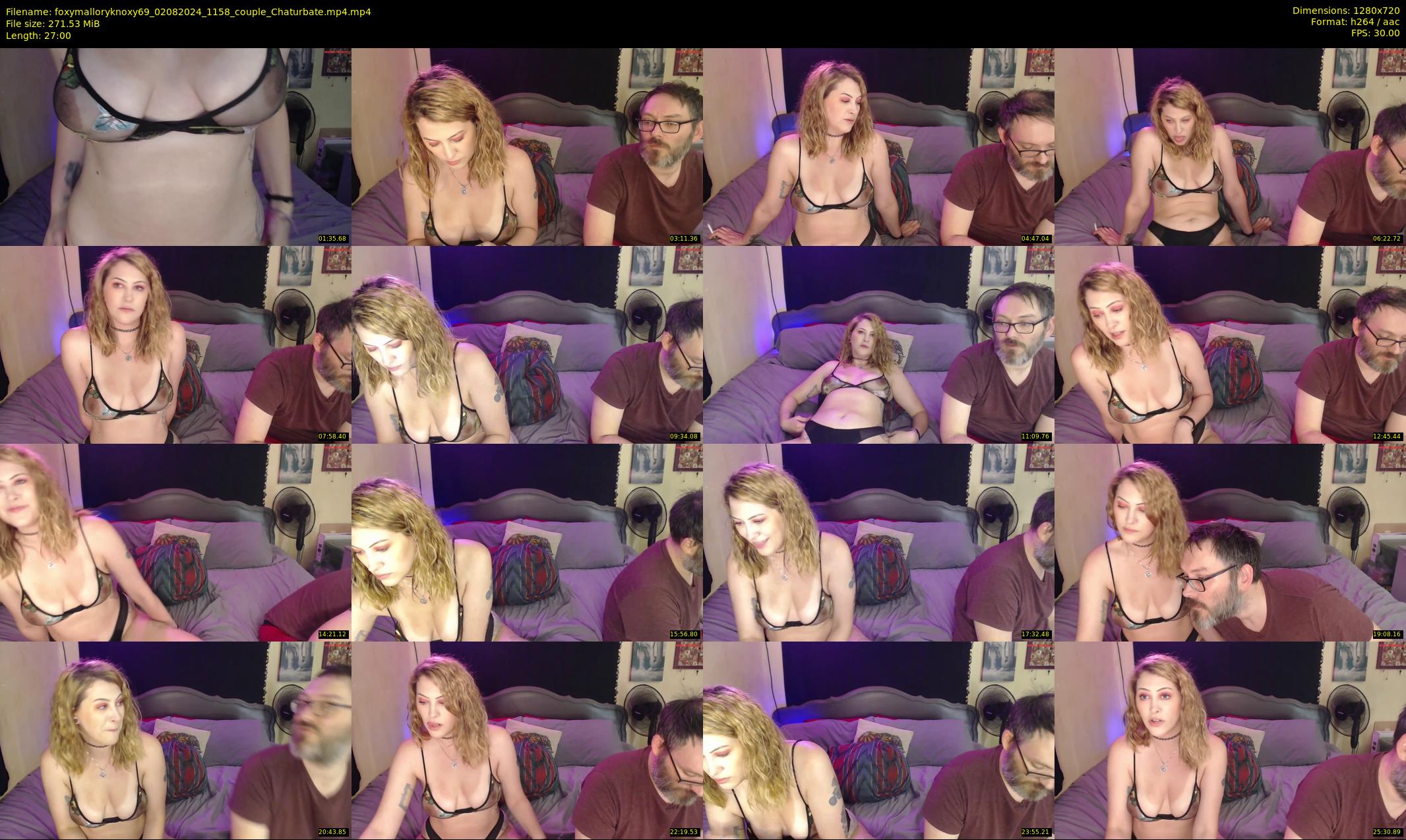 foxymalloryknoxy69 — 27 minute Chaturbate couple cam show recording, 720p, Aug 2, 2024