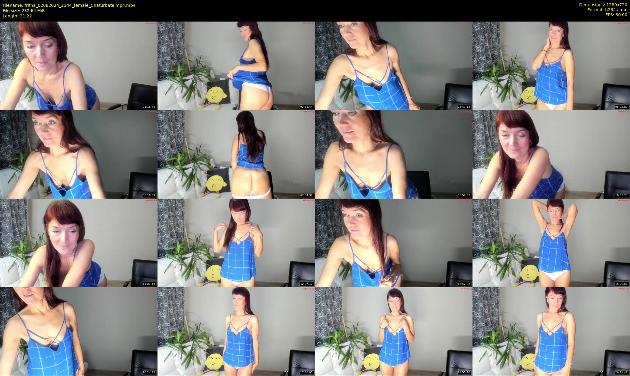 fritha — 22 minute Chaturbate female cam show recording, 720p, Aug 2, 2024