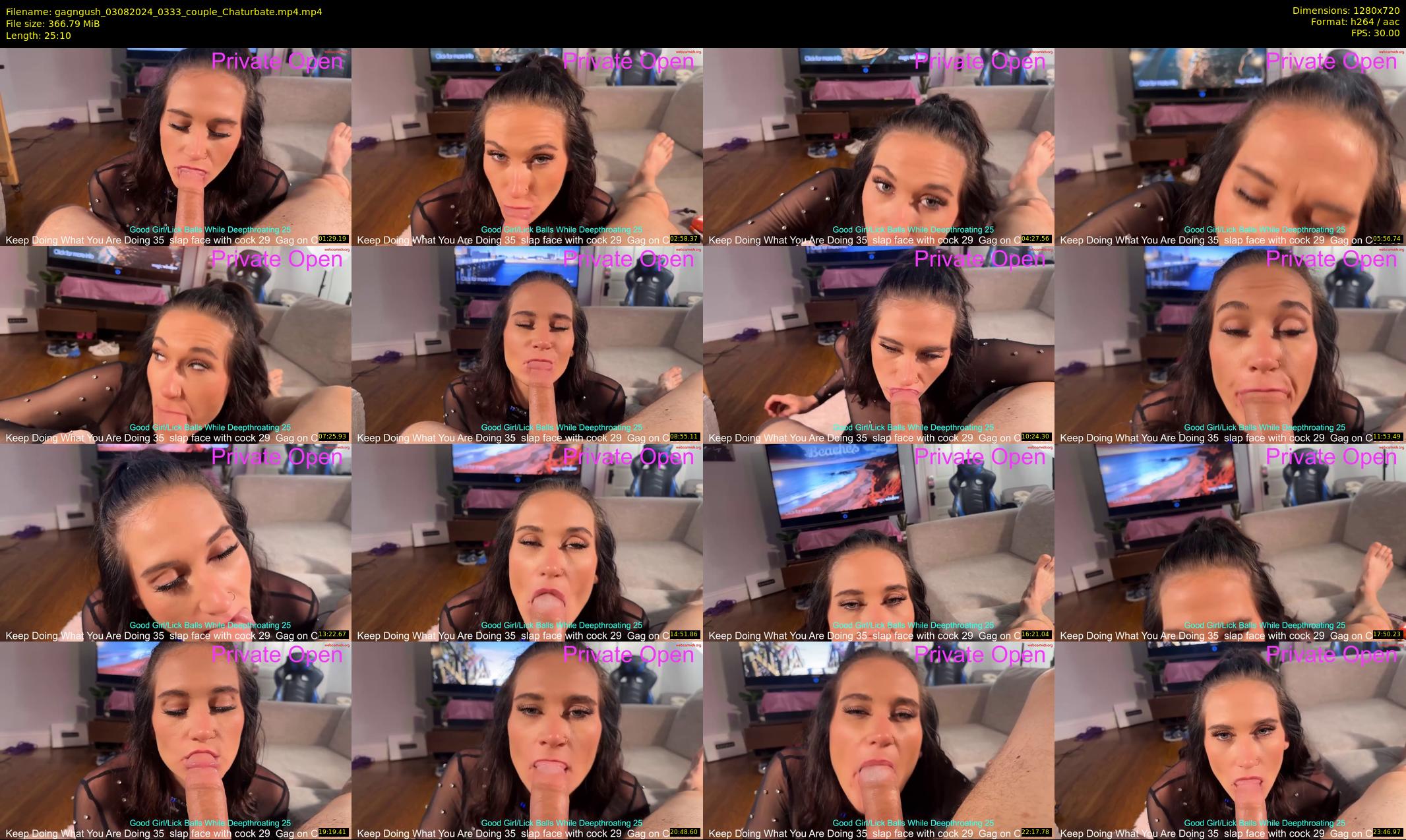 gagngush — 26 minute Chaturbate couple cam show recording, 720p, Aug 3, 2024