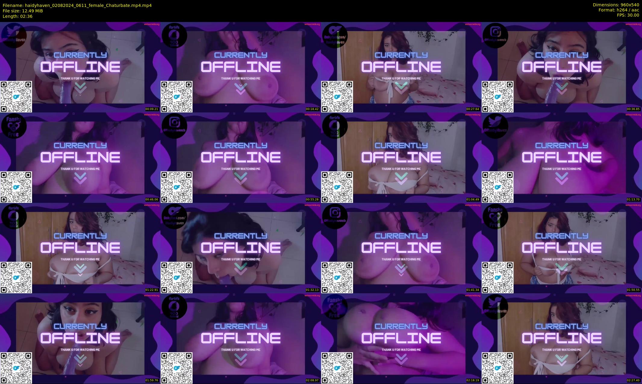 haidyhaven — 3 minute Chaturbate female cam show recording, 480p, Aug 2, 2024