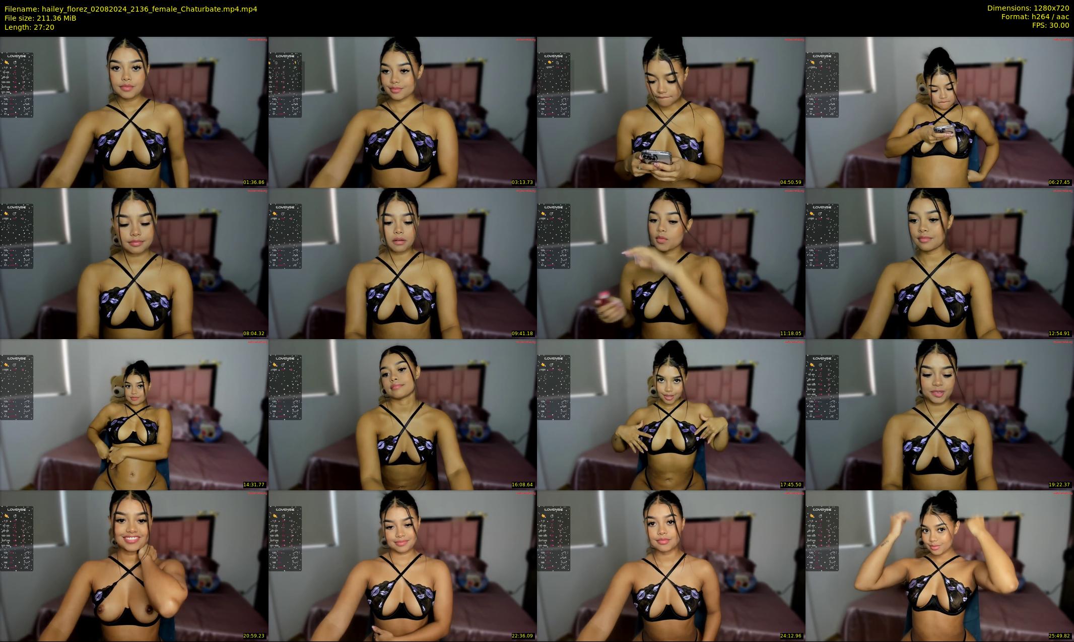 hailey_florez — 28 minute Chaturbate female cam show recording, 720p, Aug 2, 2024
