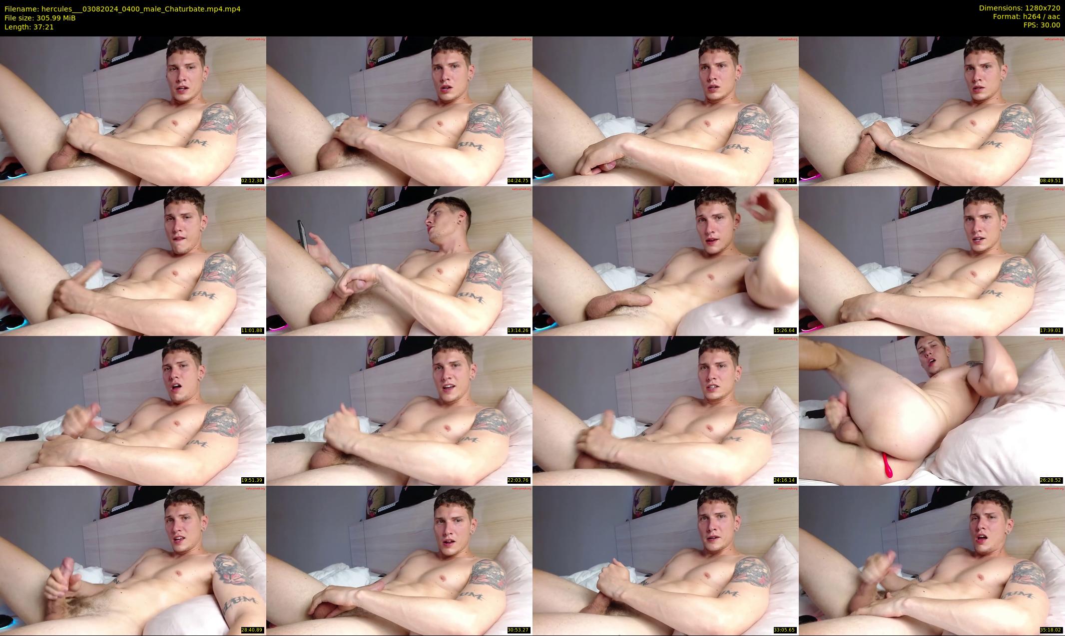 hercules__ — 38 minute Chaturbate male cam show recording, 720p, Aug 3, 2024