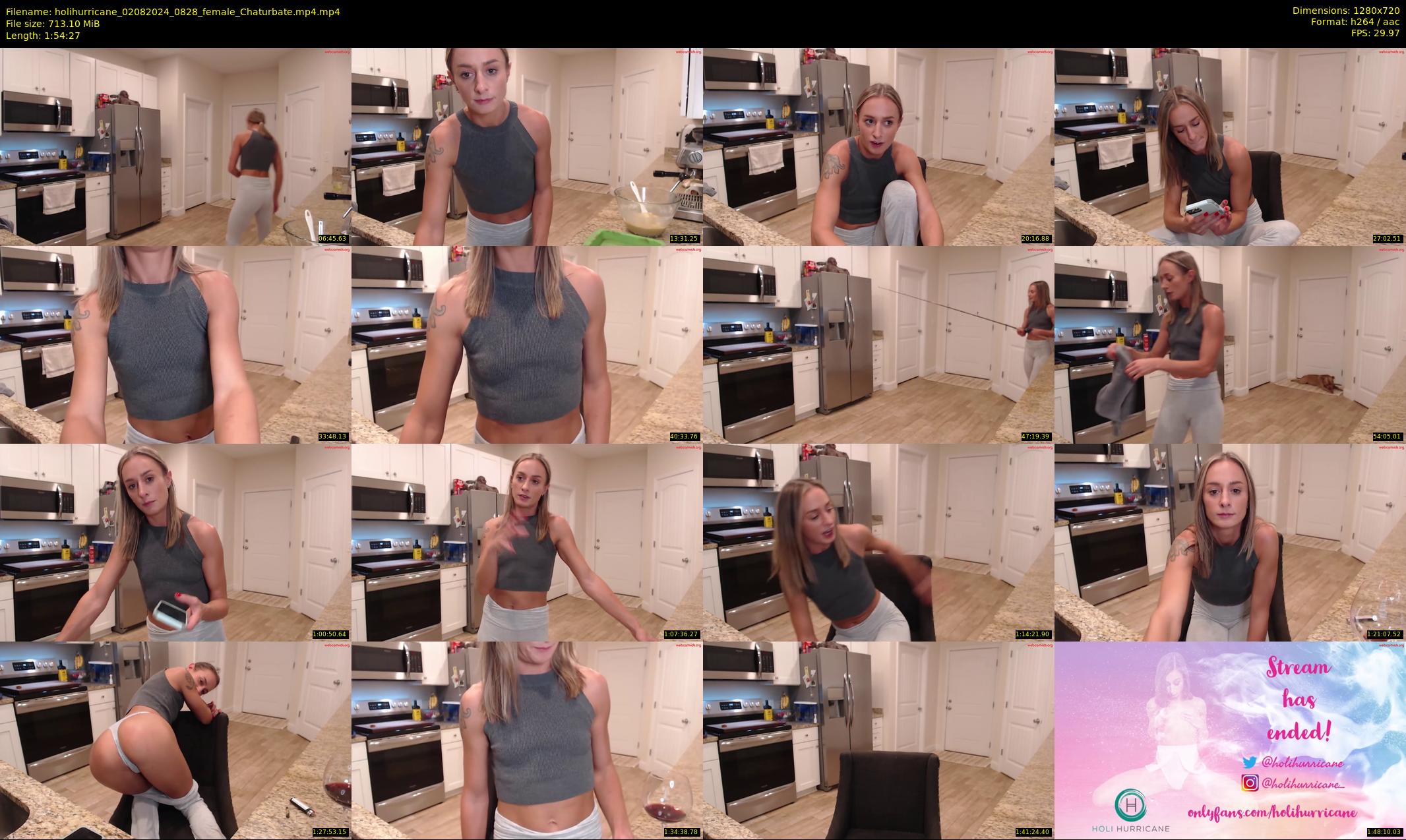 holihurricane — 115 minute Chaturbate female cam show recording, 720p, Aug 2, 2024