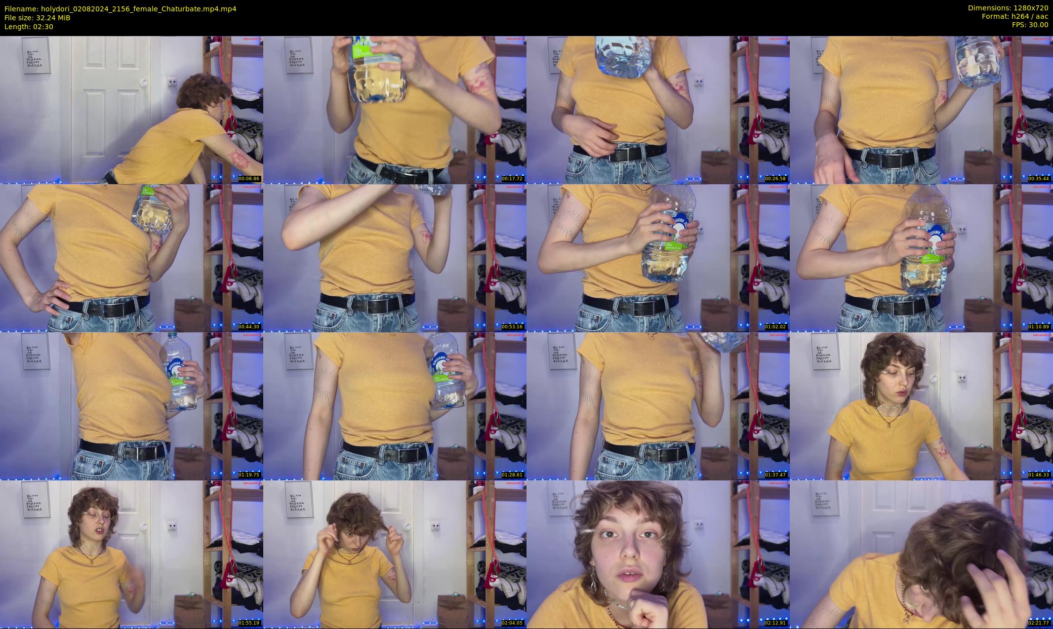 holydori — 3 minute Chaturbate female cam show recording, 720p, Aug 2, 2024