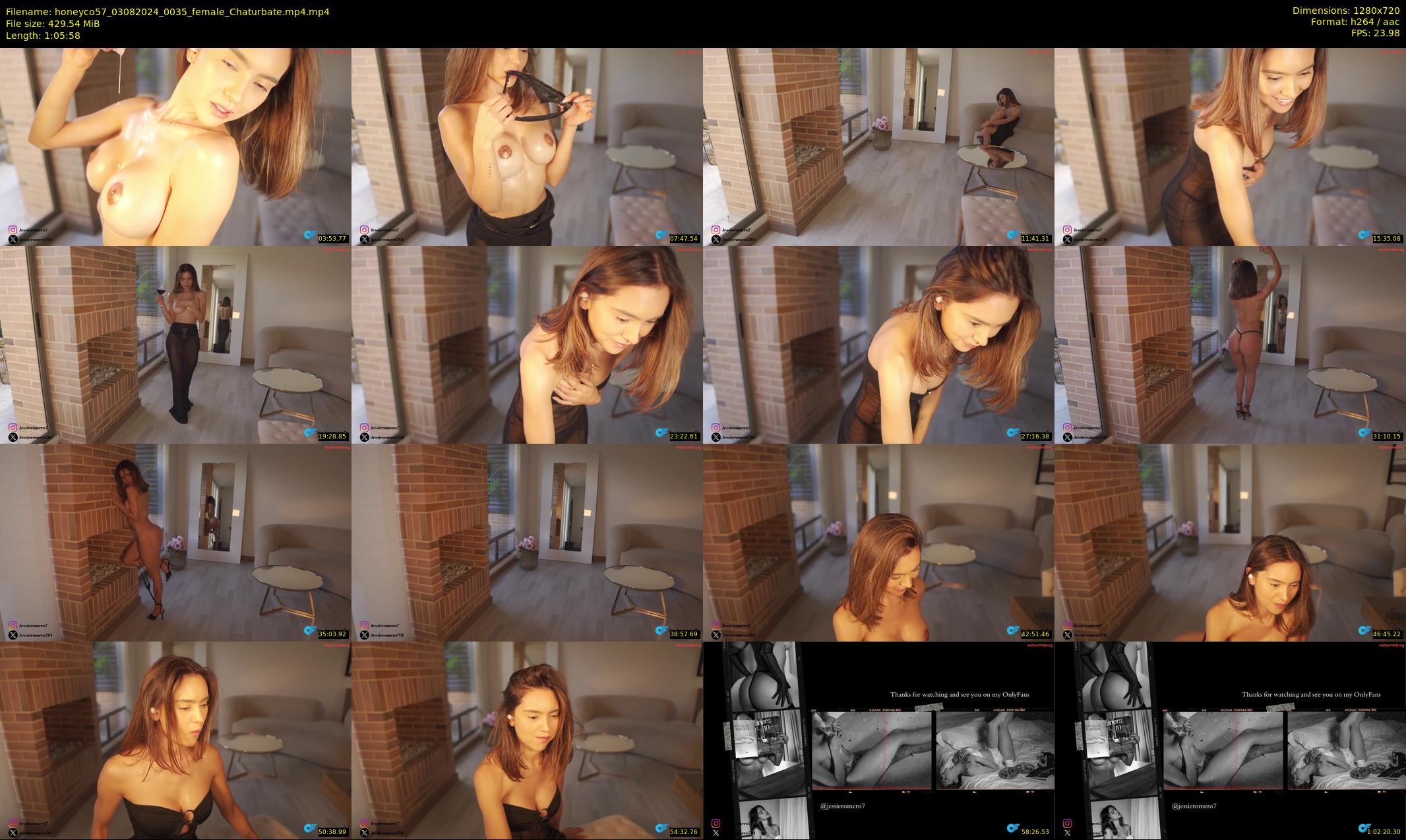 honeyco57 — 66 minute Chaturbate female cam show recording, 720p, Aug 3, 2024