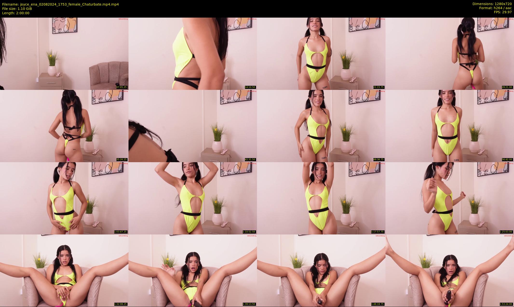 joyce_ena — 120 minute Chaturbate female cam show recording, 720p, Aug 2, 2024