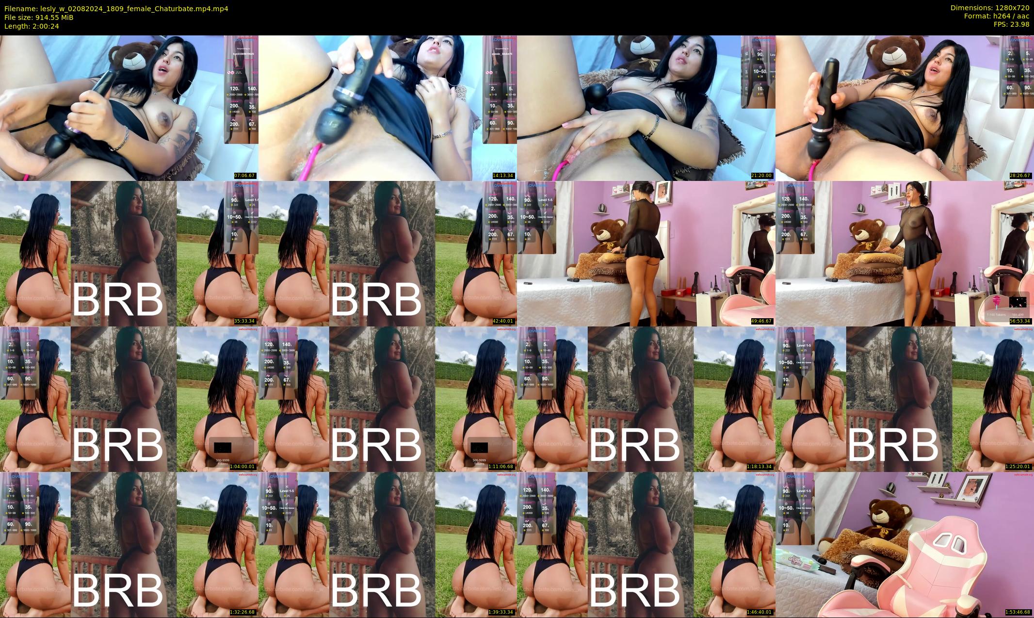 lesly_w — 121 minute Chaturbate female cam show recording, 720p, Aug 2, 2024