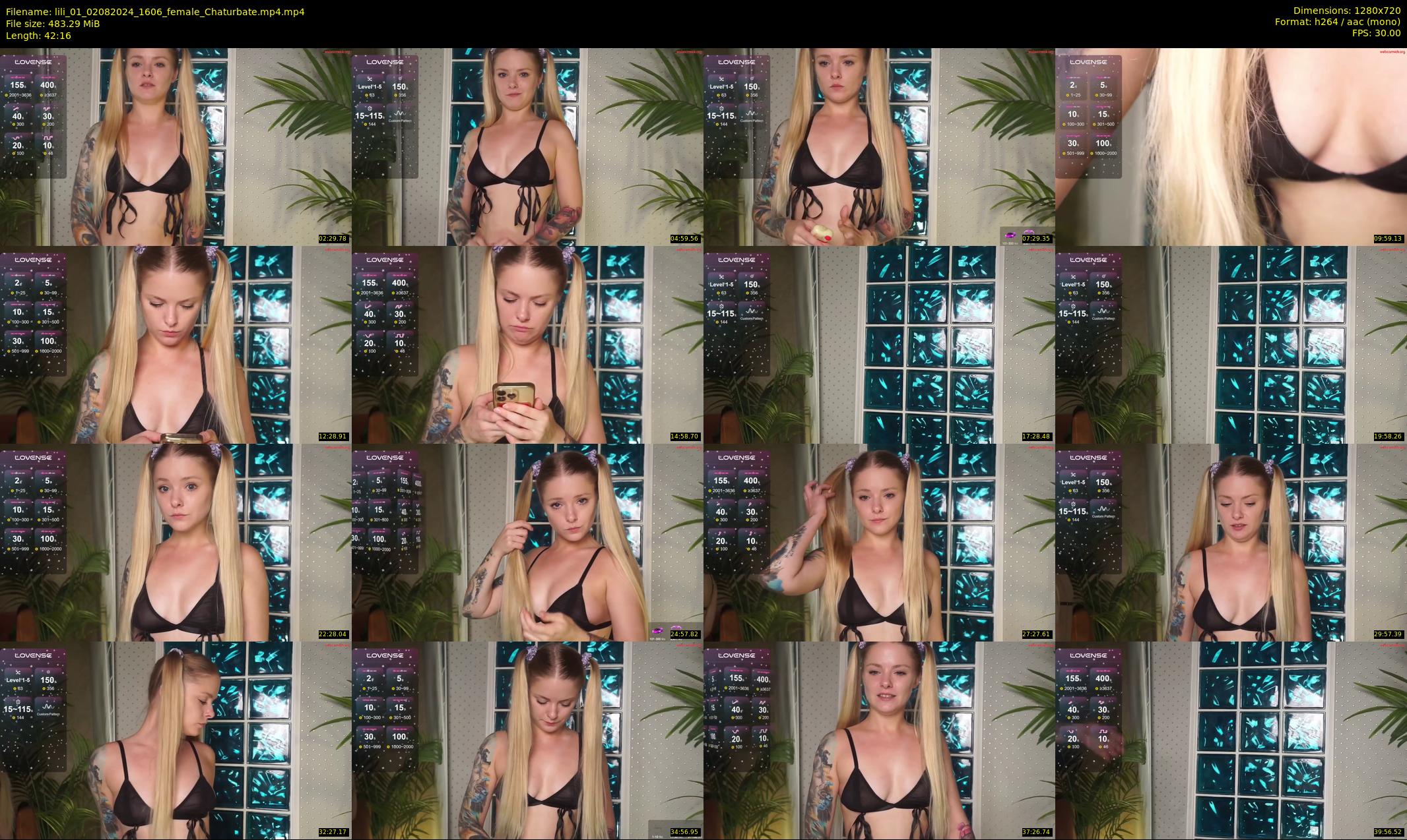 lili_01 — 43 minute Chaturbate female cam show recording, 720p, Aug 2, 2024