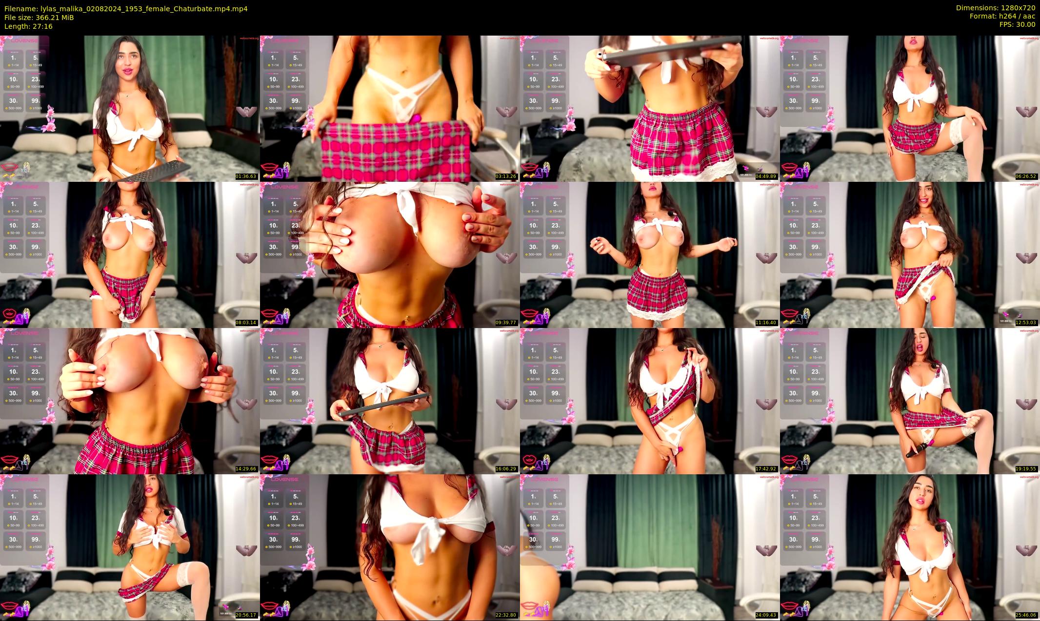 lylas_malika — 28 minute Chaturbate female cam show recording, 720p, Aug 2, 2024