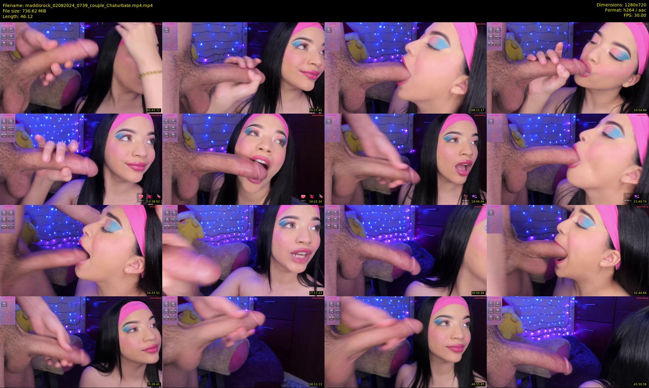 maddisrock — 47 minute Chaturbate couple cam show recording, 720p, Aug 2, 2024